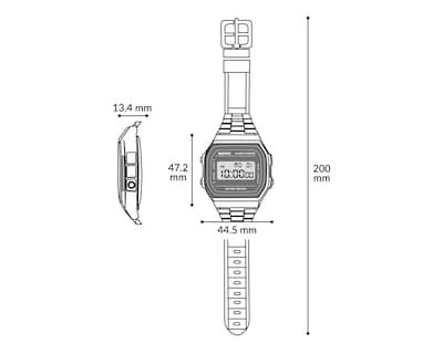 Foto 7 | Reloj Casio para Hombre WS-1400H-2AVCF Azul