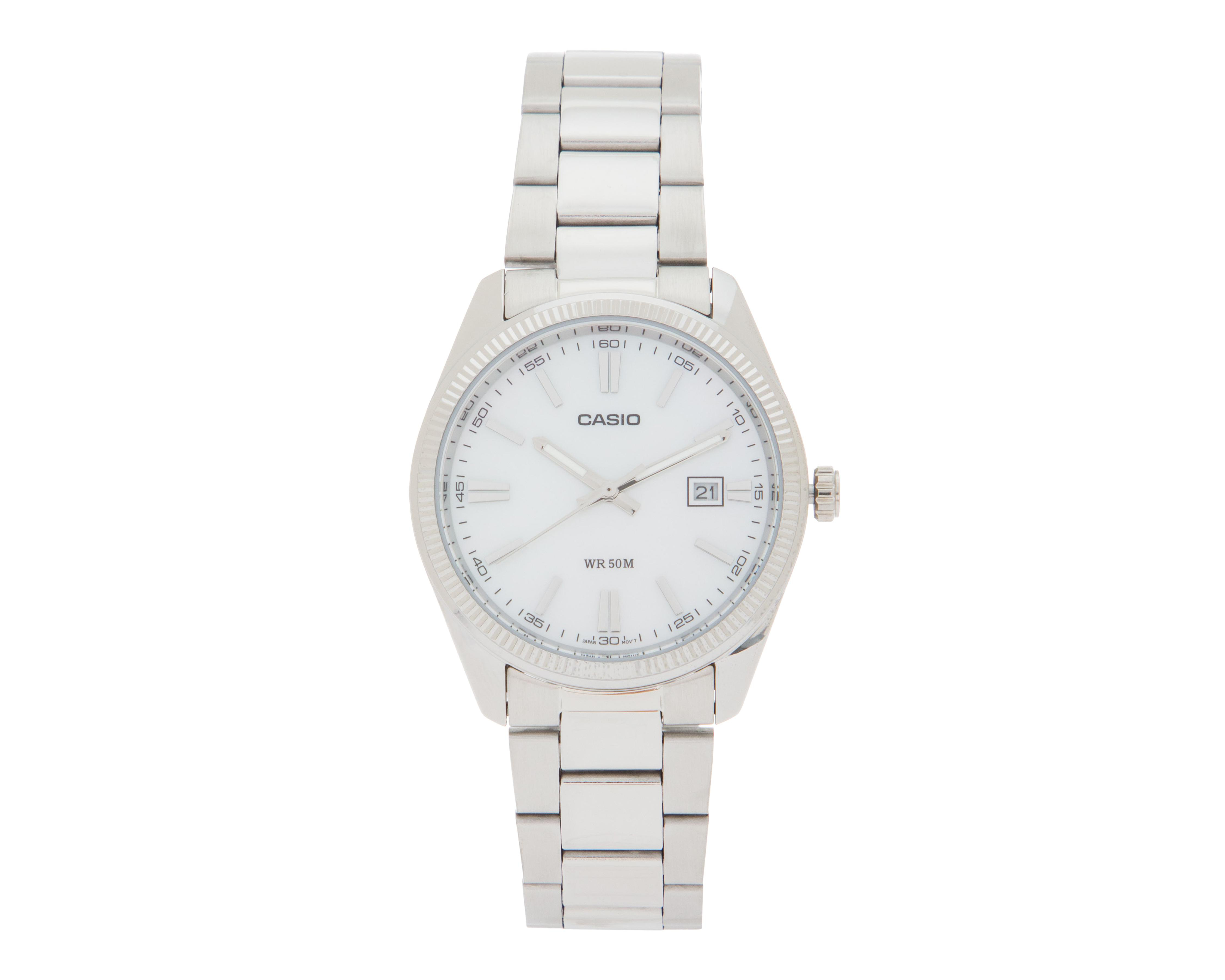 Foto 1 | Reloj Casio para Hombre MTP-1302PSC-7AVVT Plata