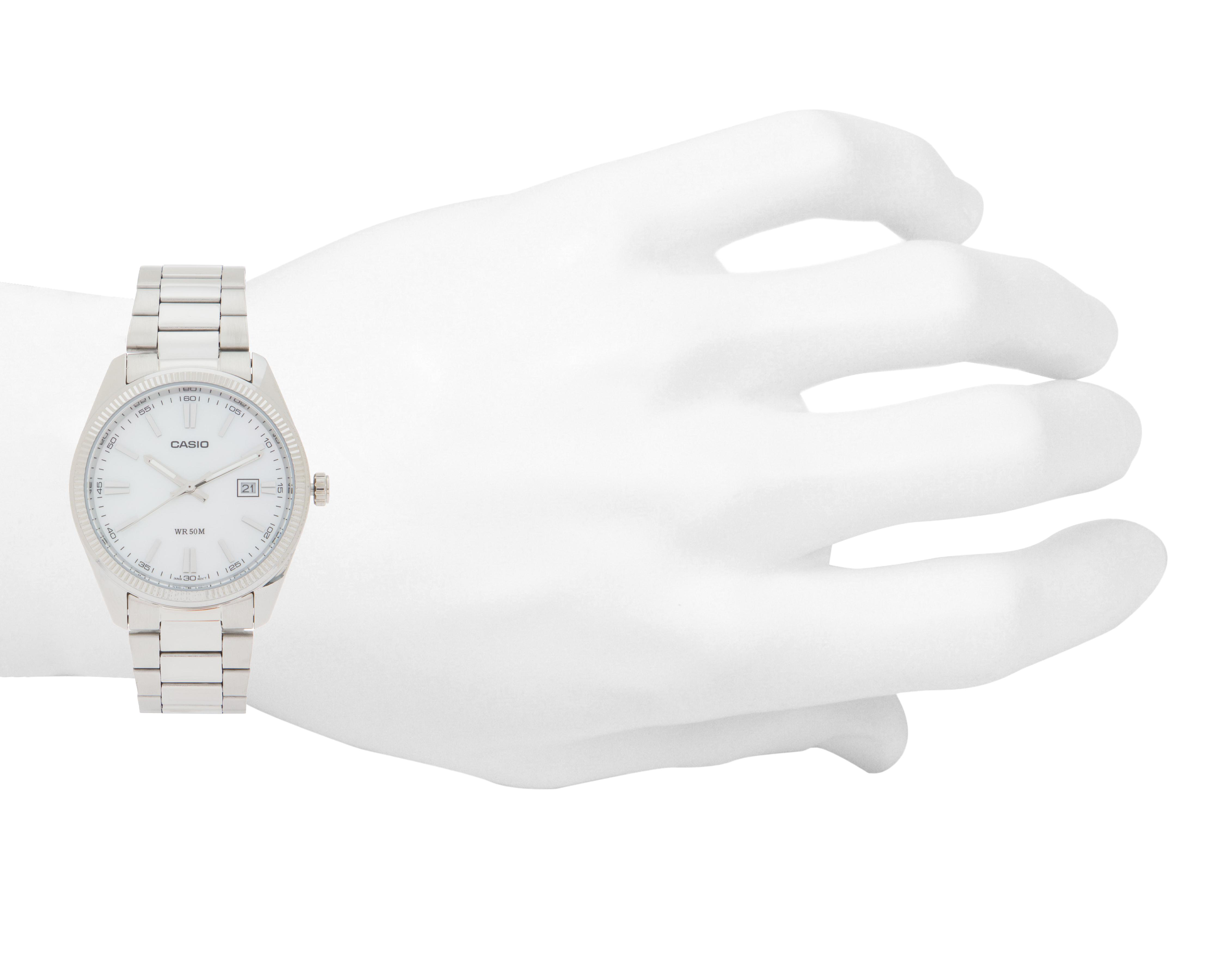 Foto 5 pulgar | Reloj Casio para Hombre MTP-1302PSC-7AVVT Plata