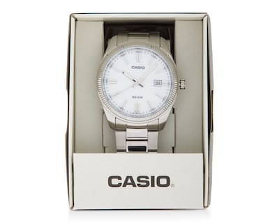 Foto 5 | Reloj Casio para Hombre MTP-1302PSC-7AVVT Plata