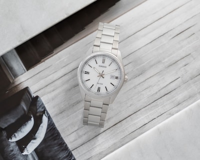 Foto 6 | Reloj Casio para Hombre MTP-1302PSC-7AVVT Plata