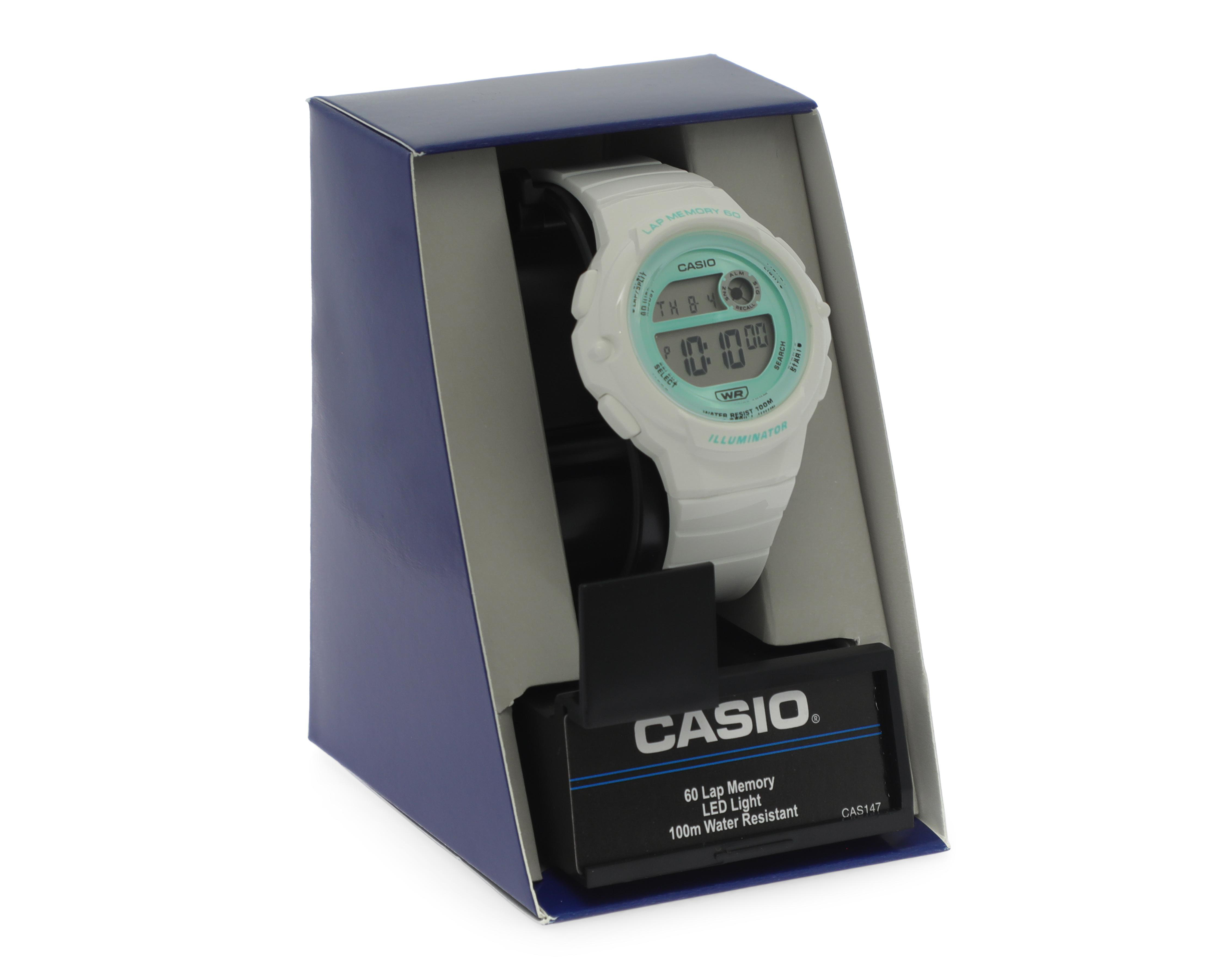 Foto 6 pulgar | Reloj Casio para Mujer LWS-1200H-7A3VCF Blanco