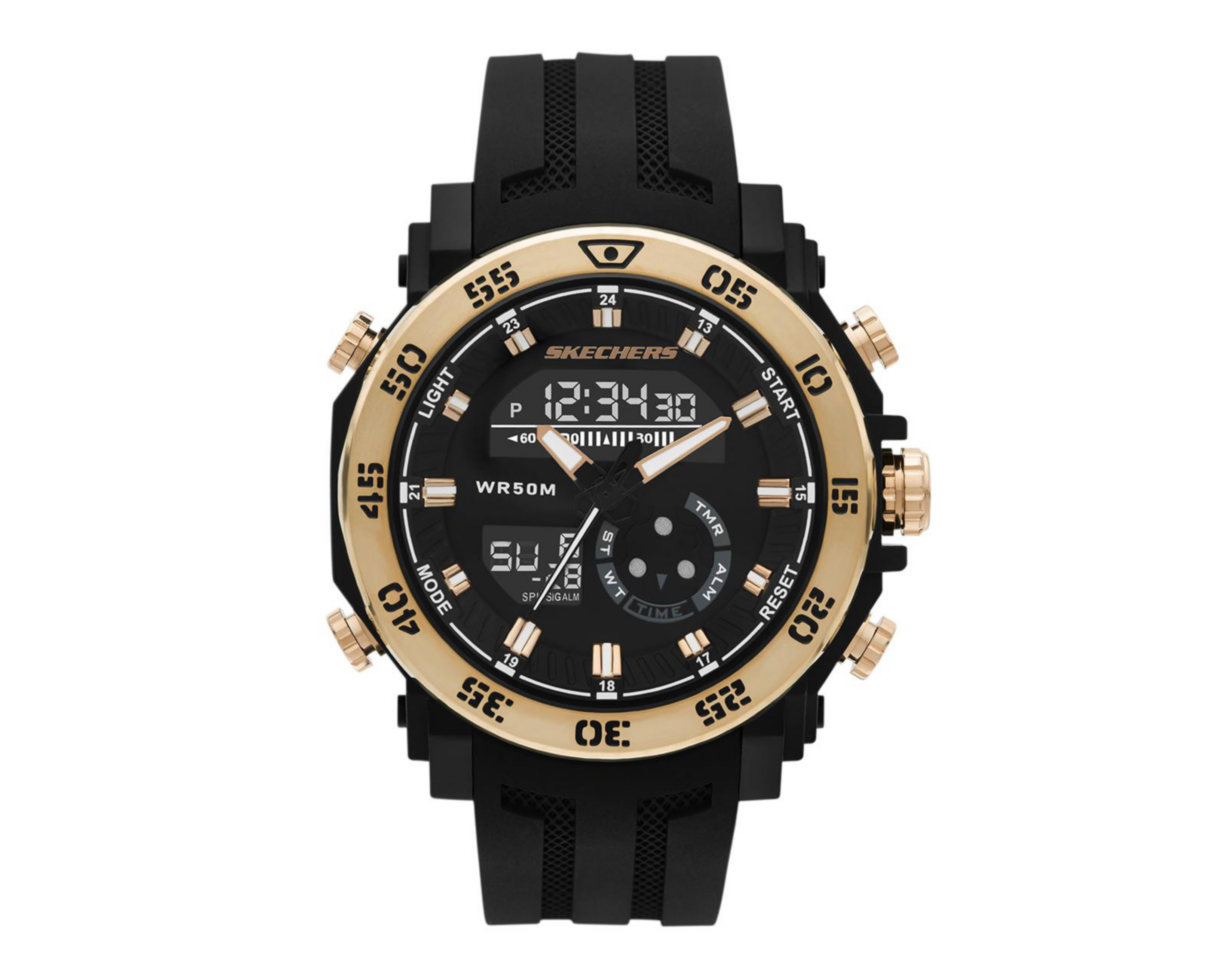 Foto 2 pulgar | Reloj para Hombre Skechers Negro SR5214
