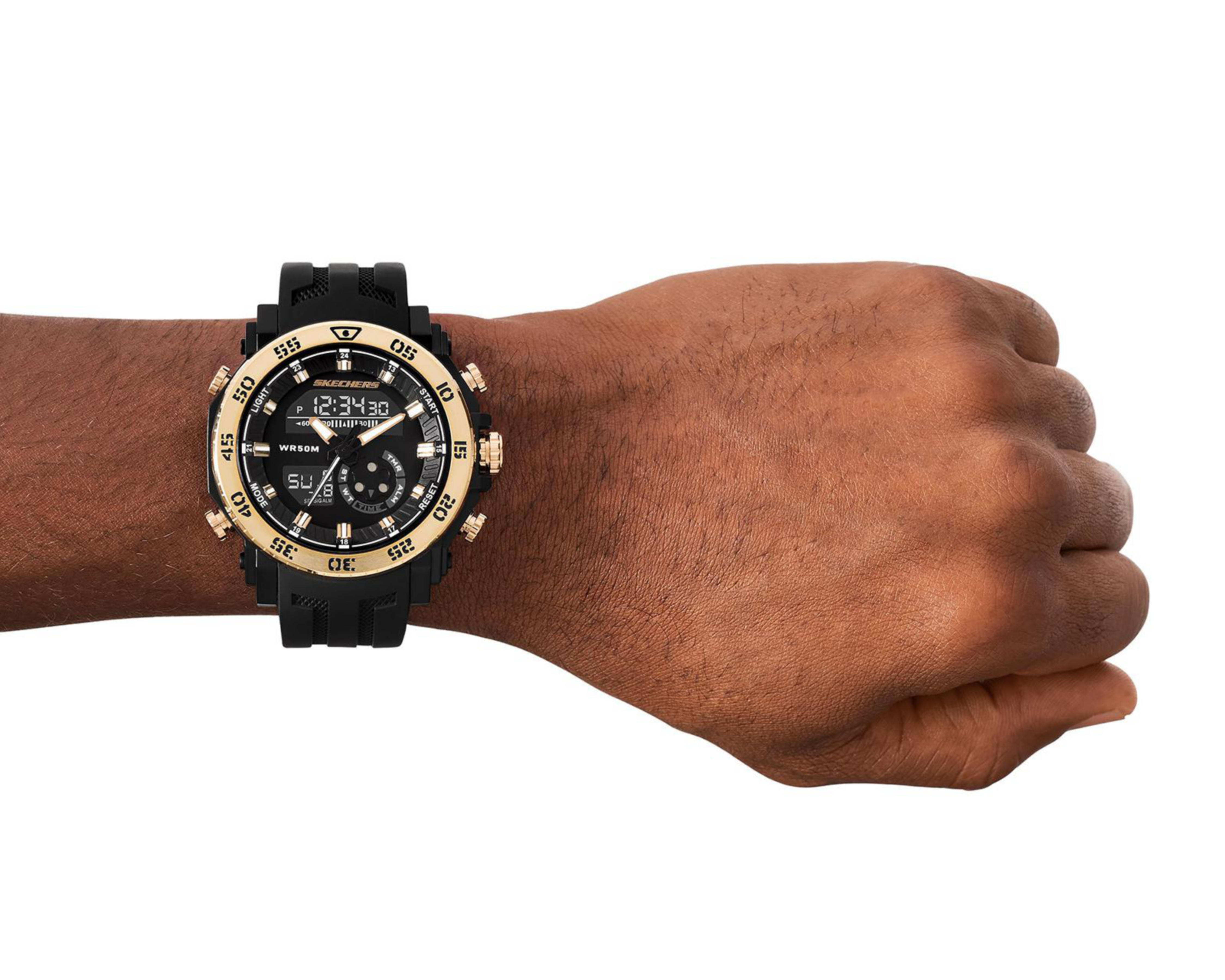 Foto 6 pulgar | Reloj para Hombre Skechers Negro SR5214