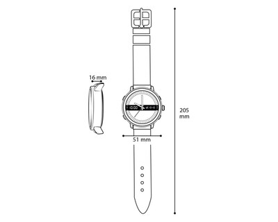 Foto 6 | Reloj para Hombre Skechers Negro SR5214