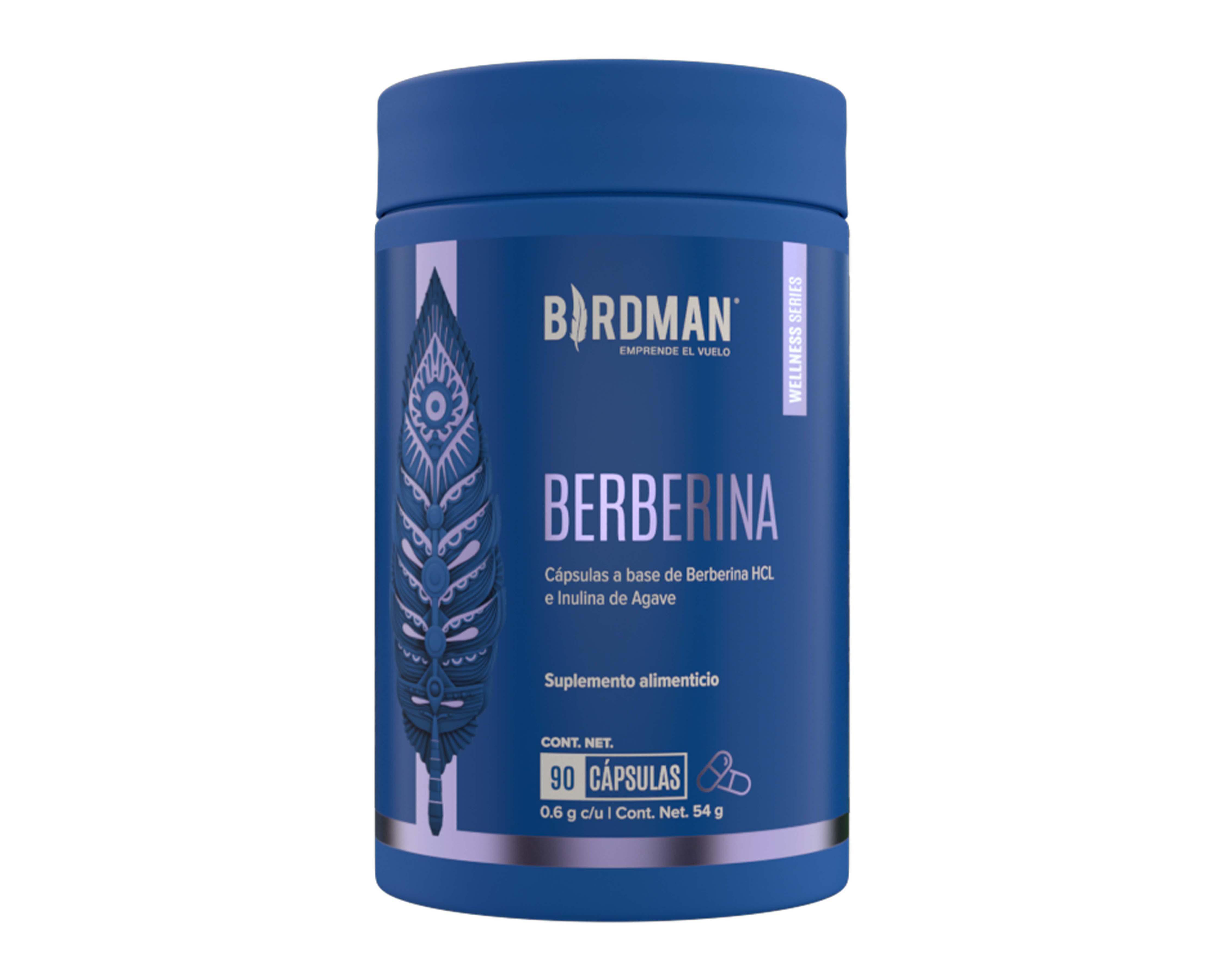 Foto 1 | Suplemento Alimenticio Birdman Berberina HCL 90 Cápsulas