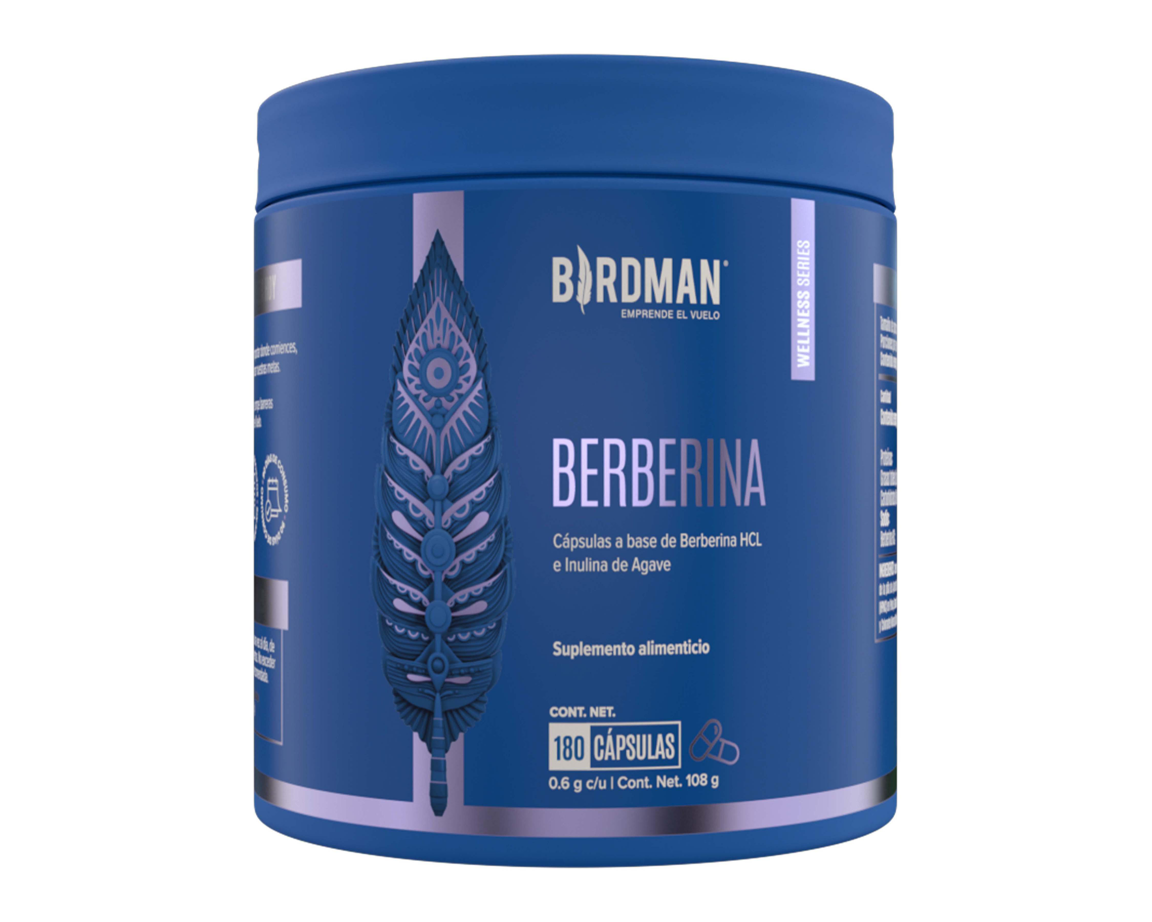 Foto 1 | Suplemento Alimenticio Birdman Berberina HCL 180 Cápsulas