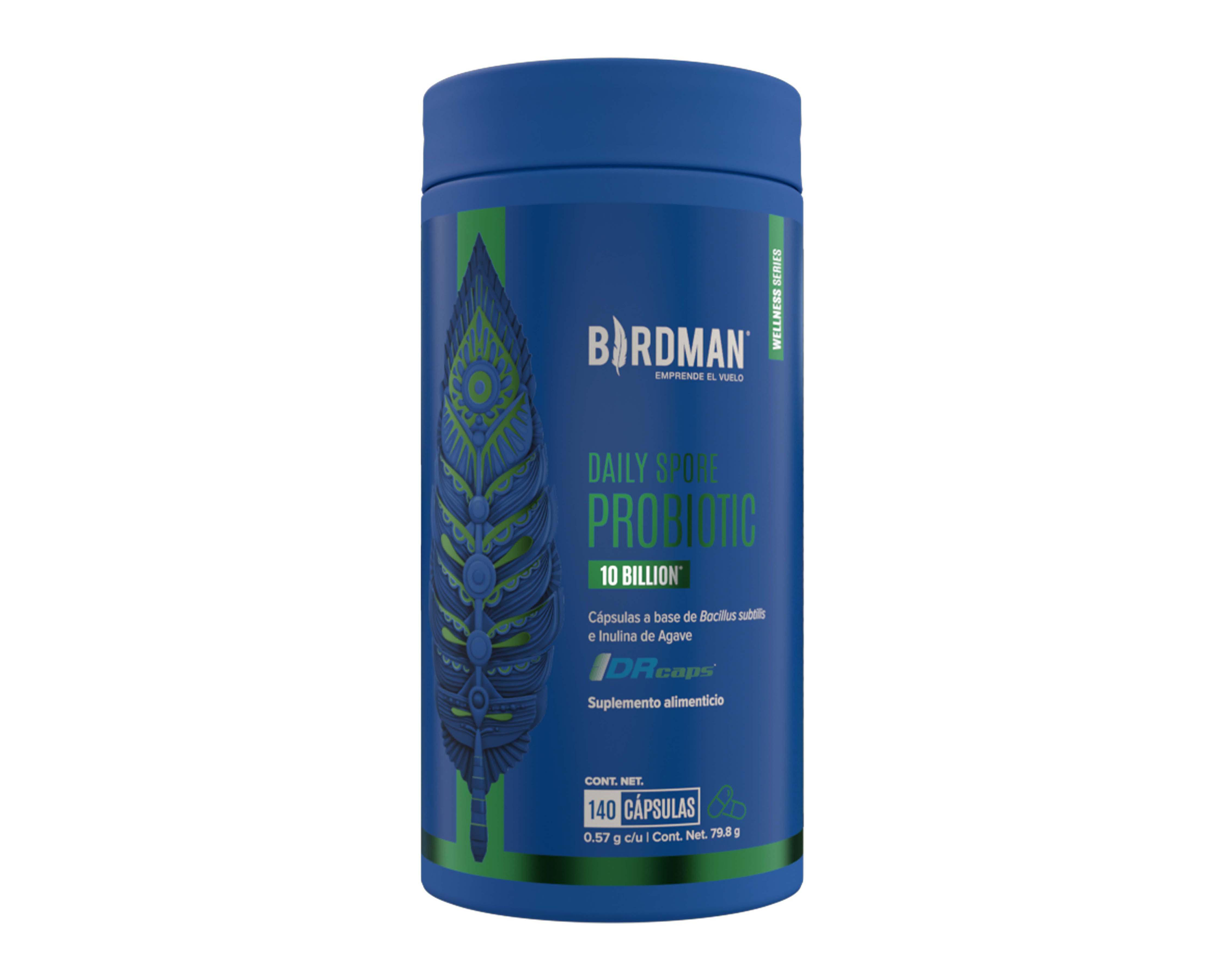 Foto 1 | Suplemento Alimenticio Birdman Probióticos Bacillus Subtilis 140 Cápsulas