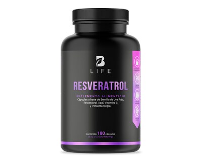 Foto 1 | Suplemento Alimenticio B Life Resveratrol 180 Cápsulas