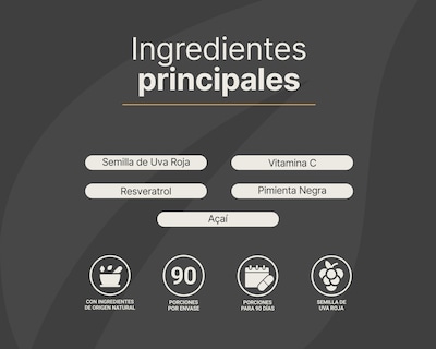 Foto 3 | Suplemento Alimenticio B Life Resveratrol 180 Cápsulas
