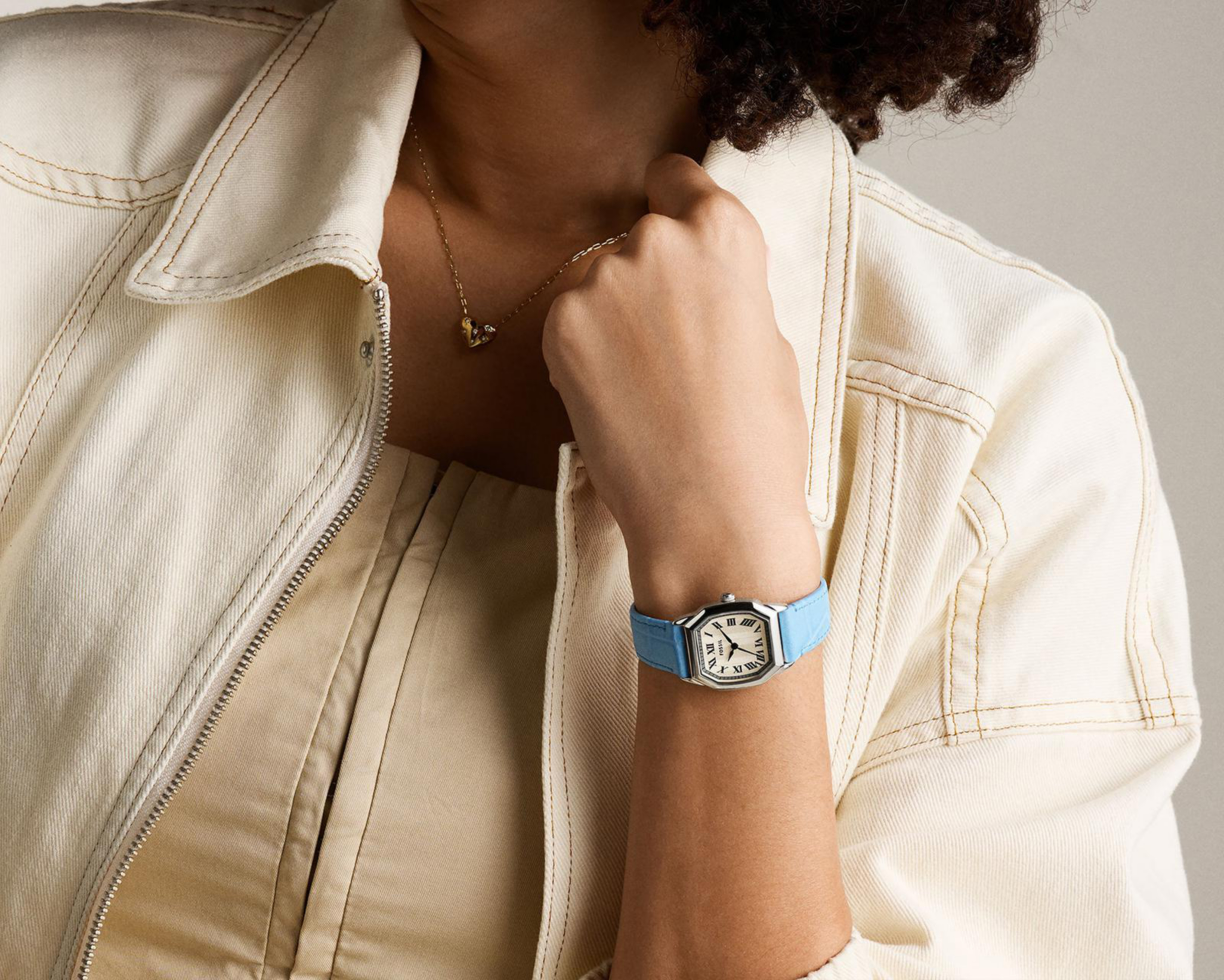 Foto 6 pulgar | Reloj Fossil para Mujer ES5405 Plateado