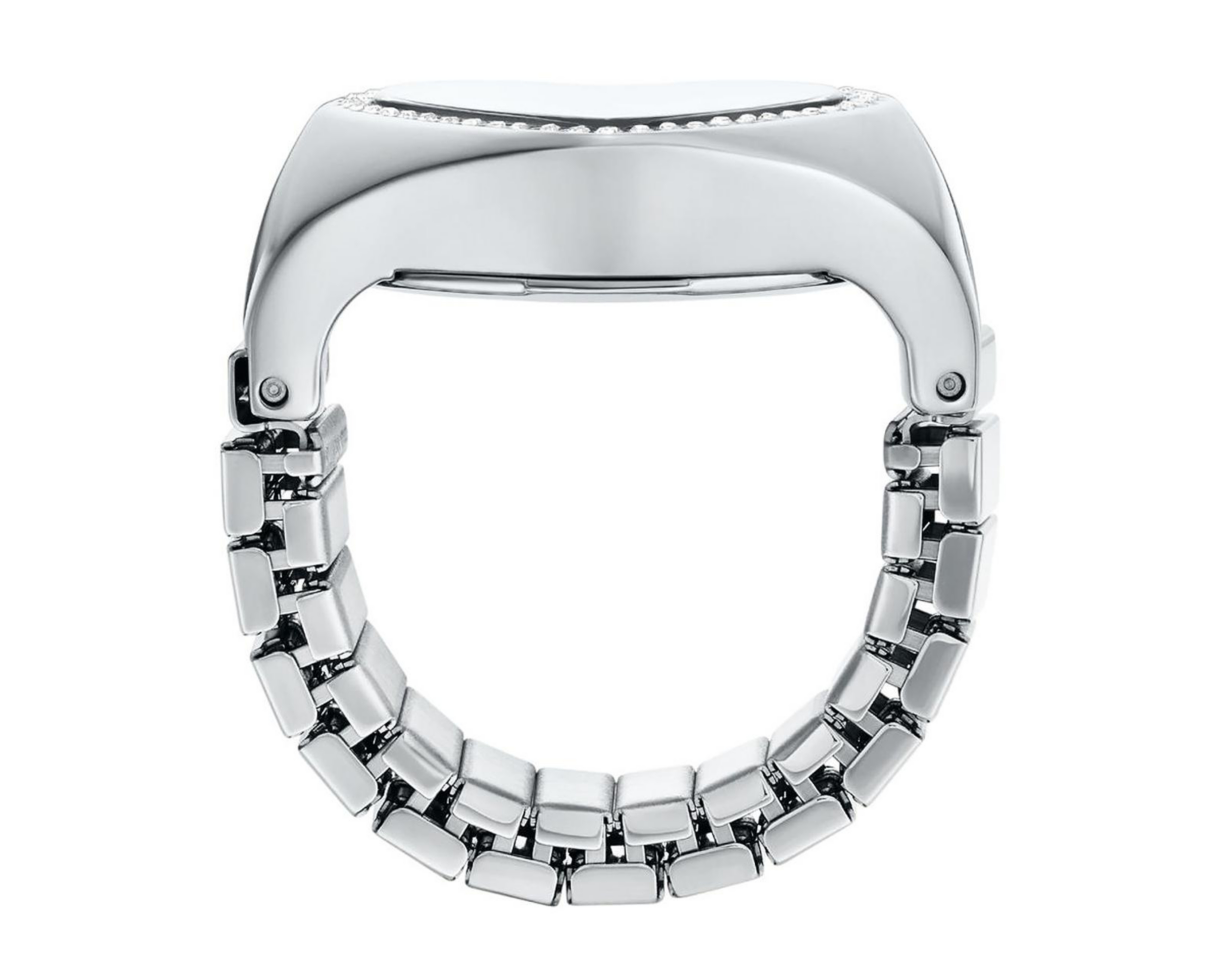 Foto 3 pulgar | Reloj de Anillo Fossil para Mujer ES5408 Plateado