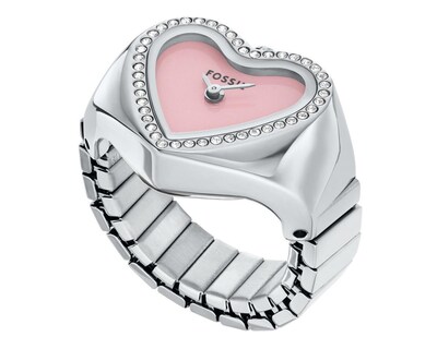 Foto 3 | Reloj de Anillo Fossil para Mujer ES5408 Plateado