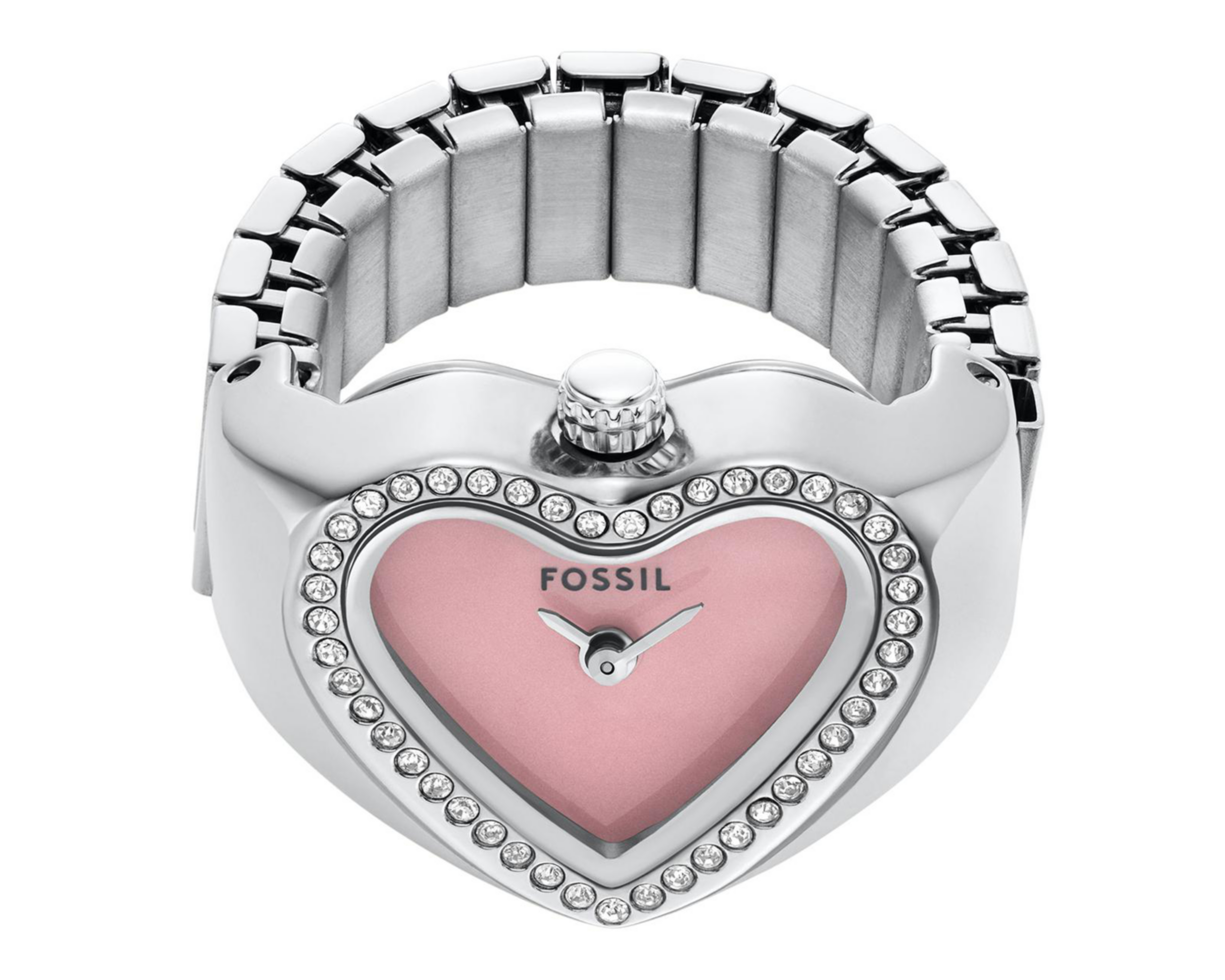Foto 7 pulgar | Reloj de Anillo Fossil para Mujer ES5408 Plateado