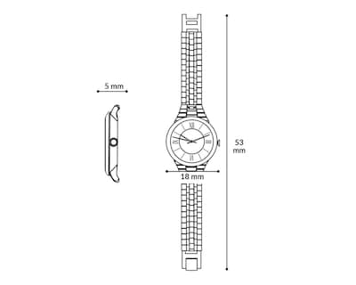 Foto 8 | Reloj de Anillo Fossil para Mujer ES5408 Plateado