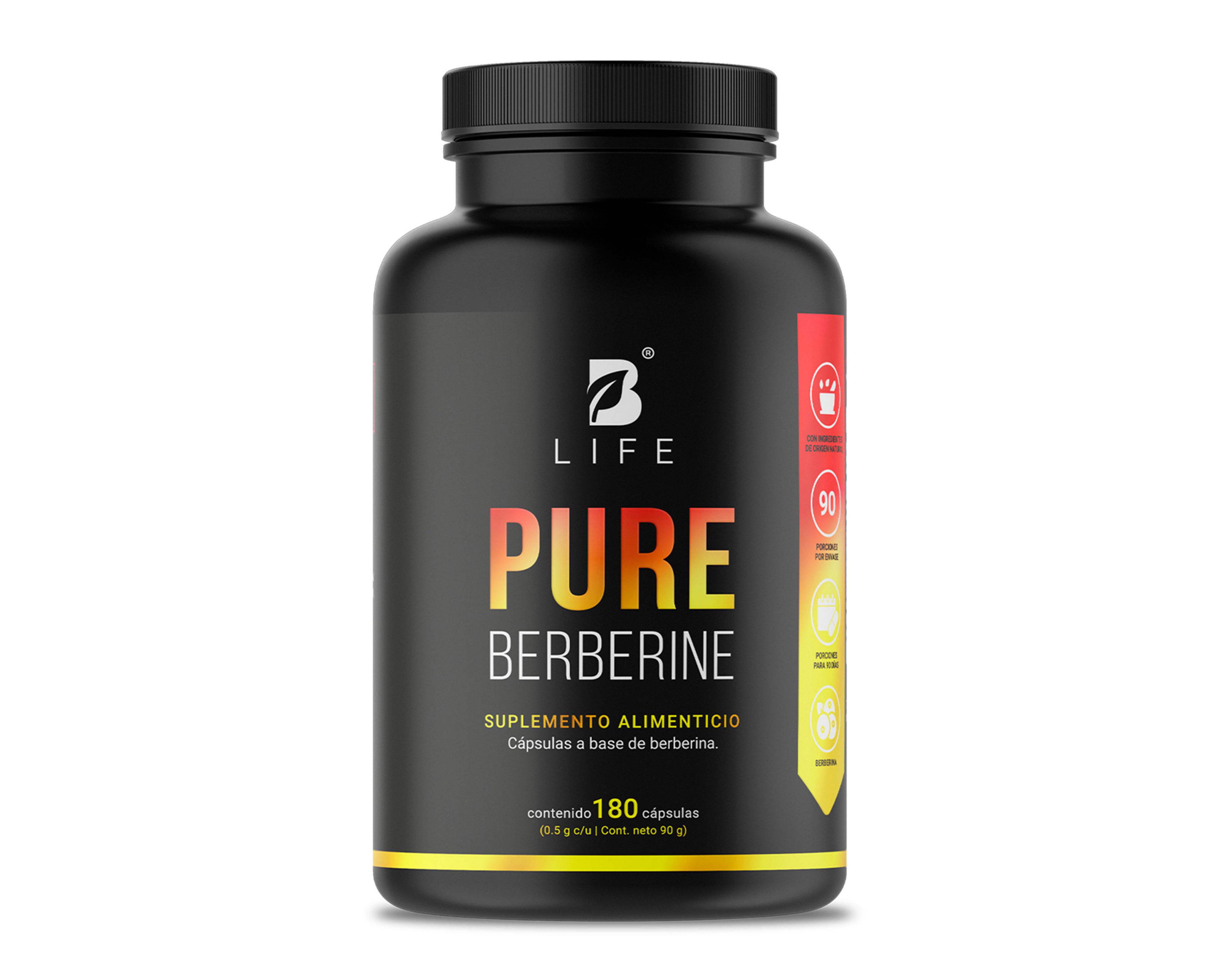 Suplemento Alimenticio B Life Pure Berberine 180 Cápsulas