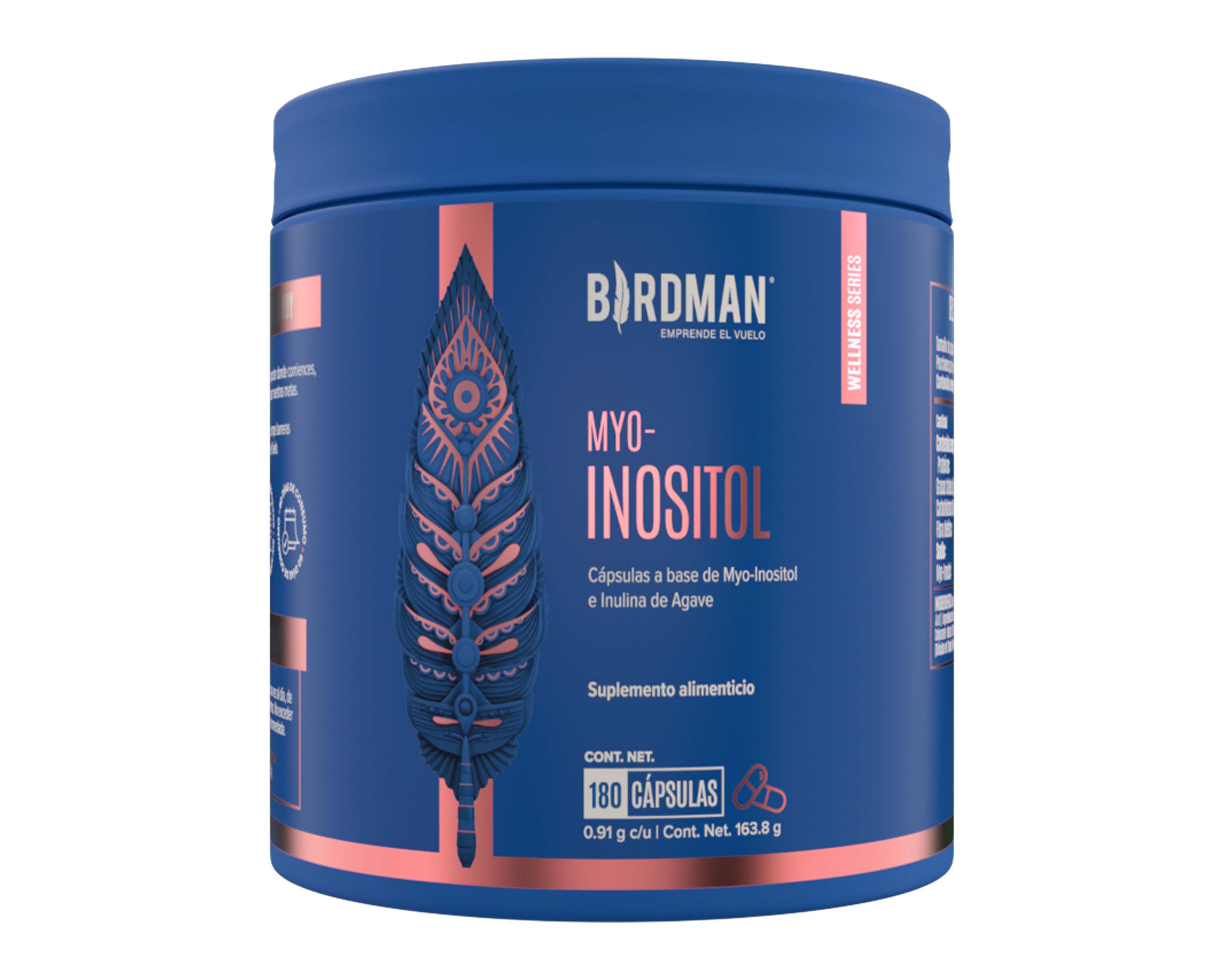 Suplemento Alimenticio Birdman Myo-Inositol 180 Cápsulas
