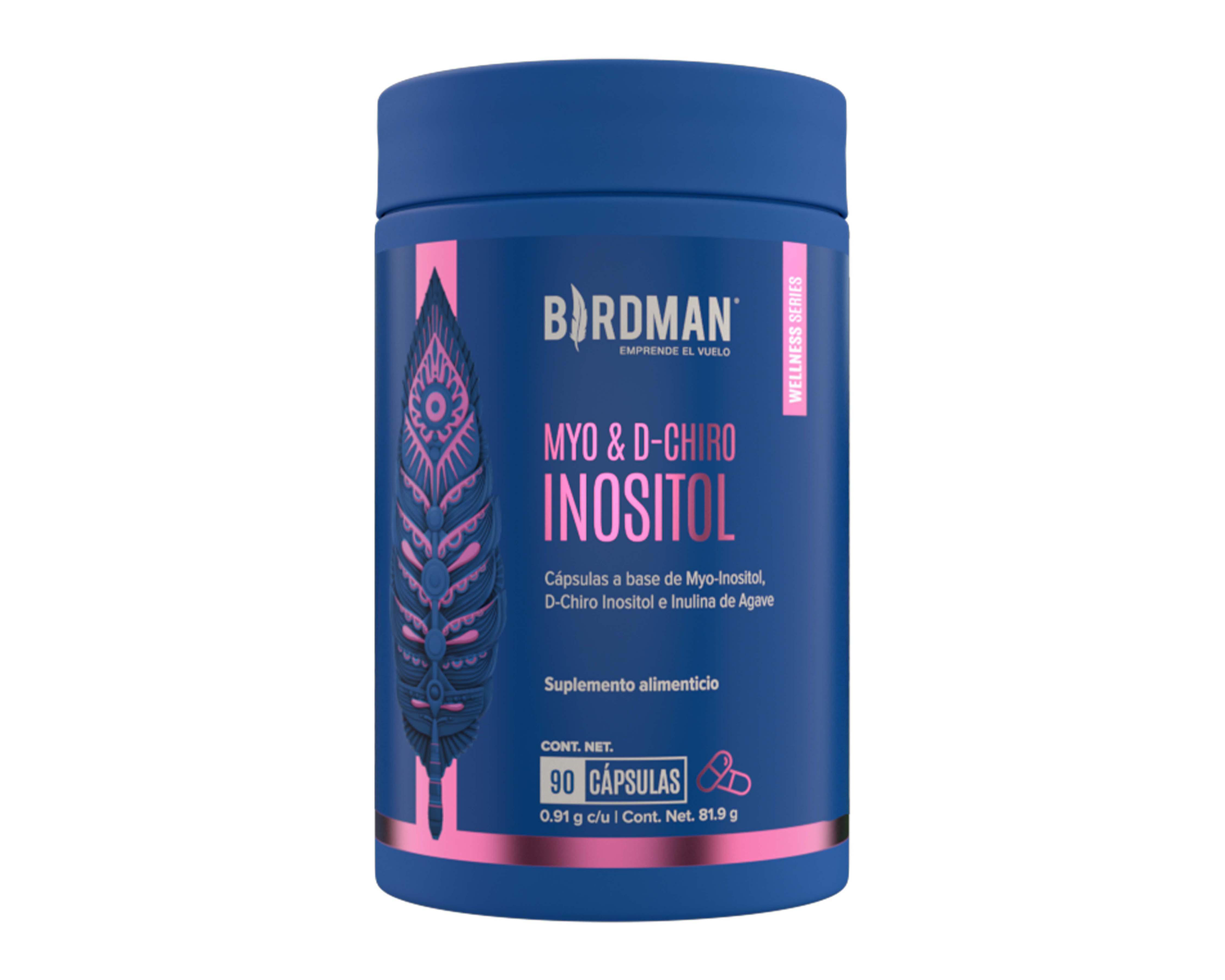 Suplemento Alimenticio Birdman Myo & D-Chiro Inositol 90 Cápsulas