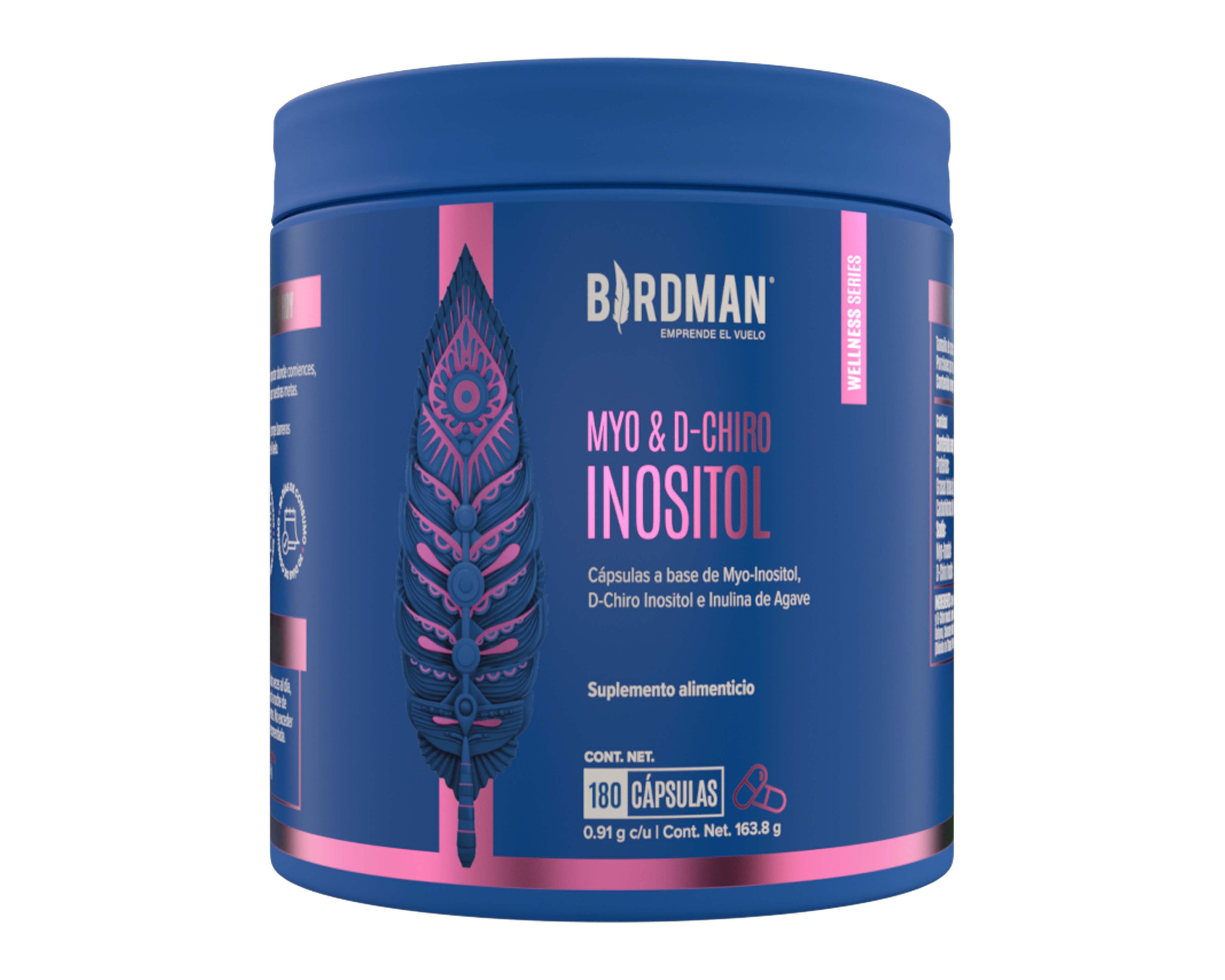 Suplemento Alimenticio Birdman Myo & D-Chiro Inositol 180 Cápsulas