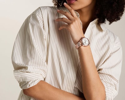 Foto 4 | Reloj Fossil para Mujer ES5394 Oro rosa