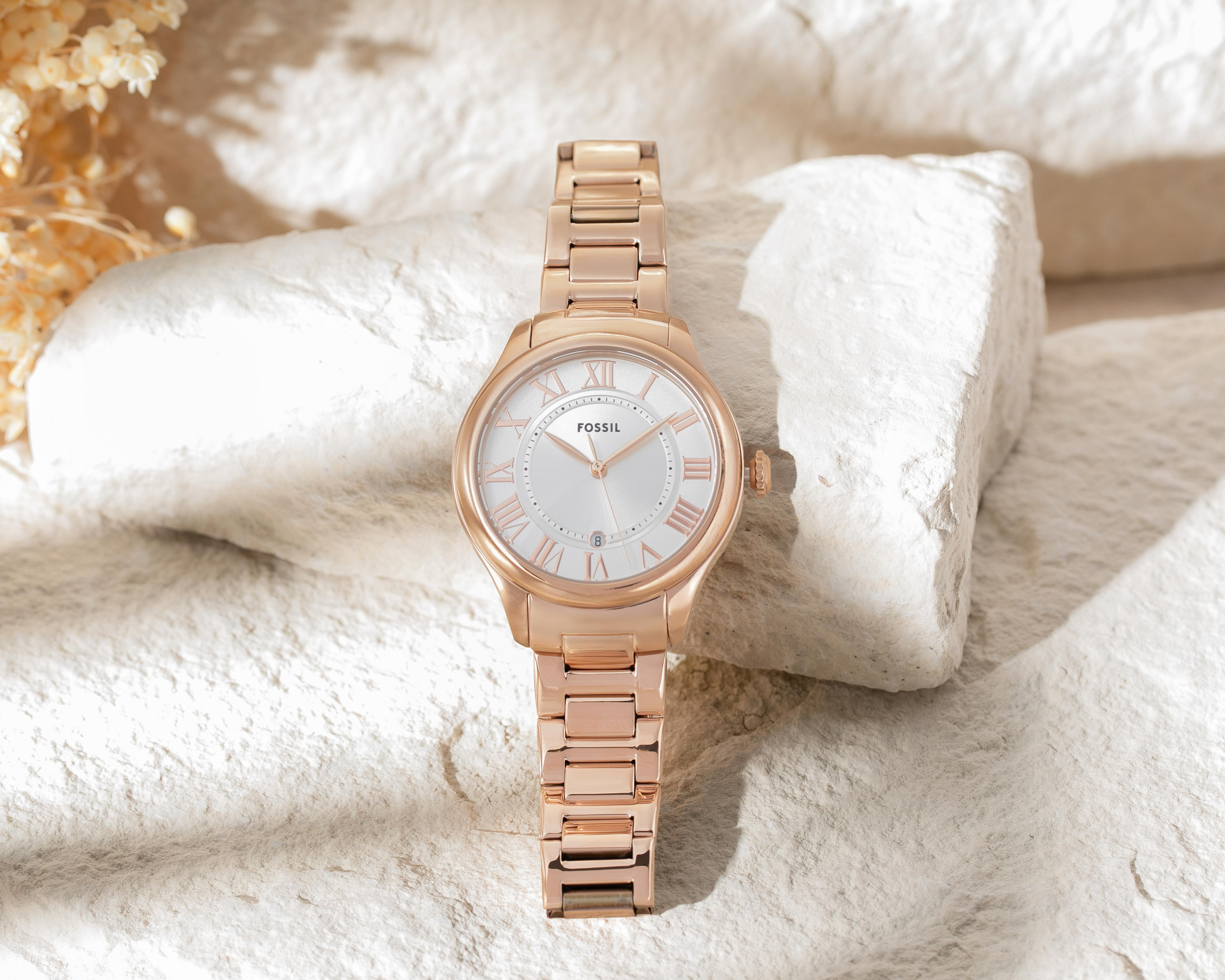 Foto 6 | Reloj Fossil para Mujer ES5394 Oro rosa