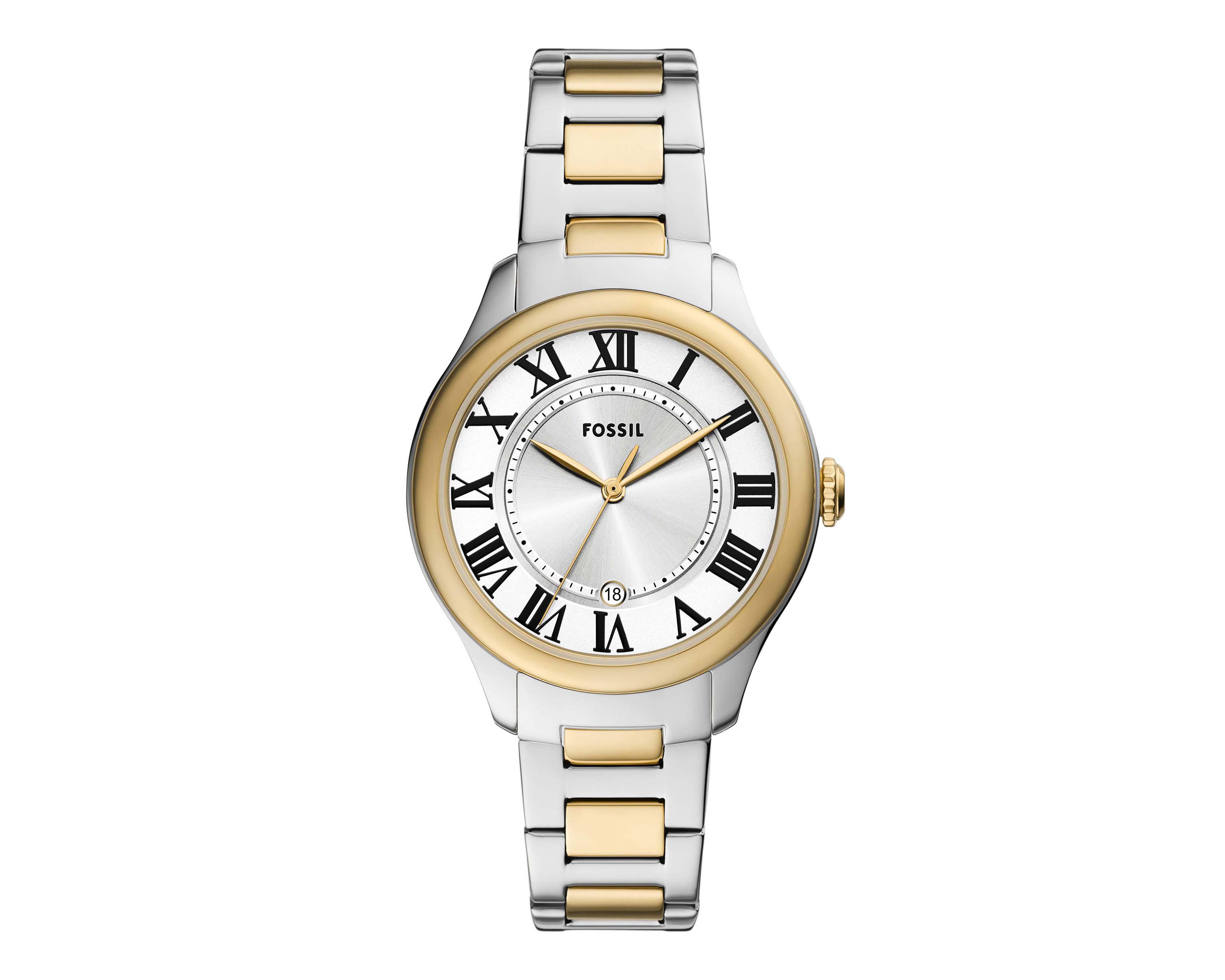 Foto 2 pulgar | Reloj Fossil para Mujer ES5396 Plateado-Dorado