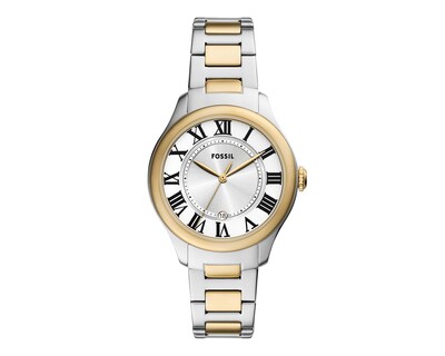 Foto 1 | Reloj Fossil para Mujer ES5396 Plateado-Dorado