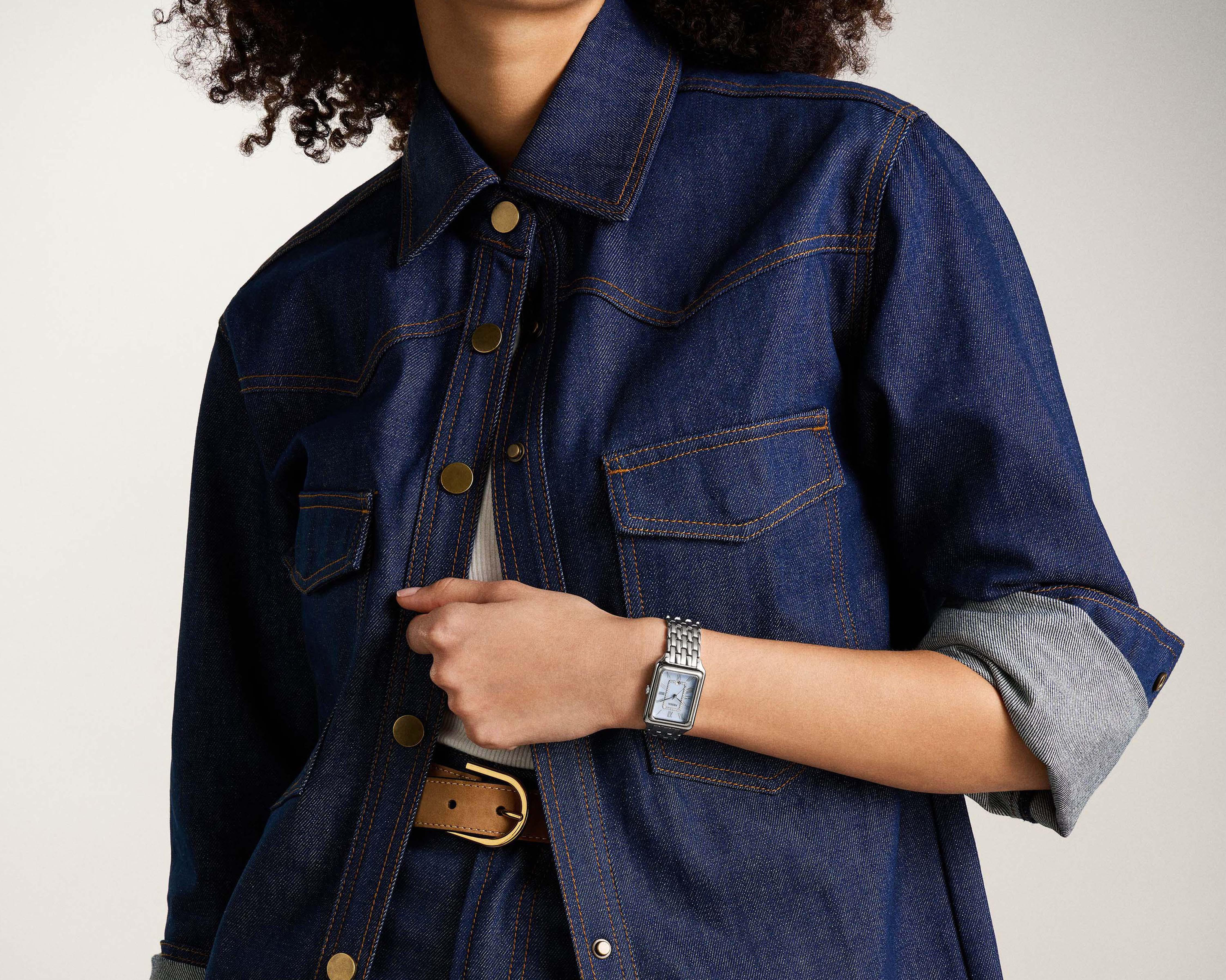 Foto 4 | Reloj Fossil para Mujer ES5402 Plateado