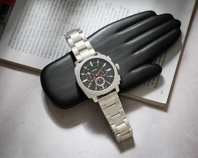 Foto 6 | Reloj Fossil para Hombre FS6095 Plateado