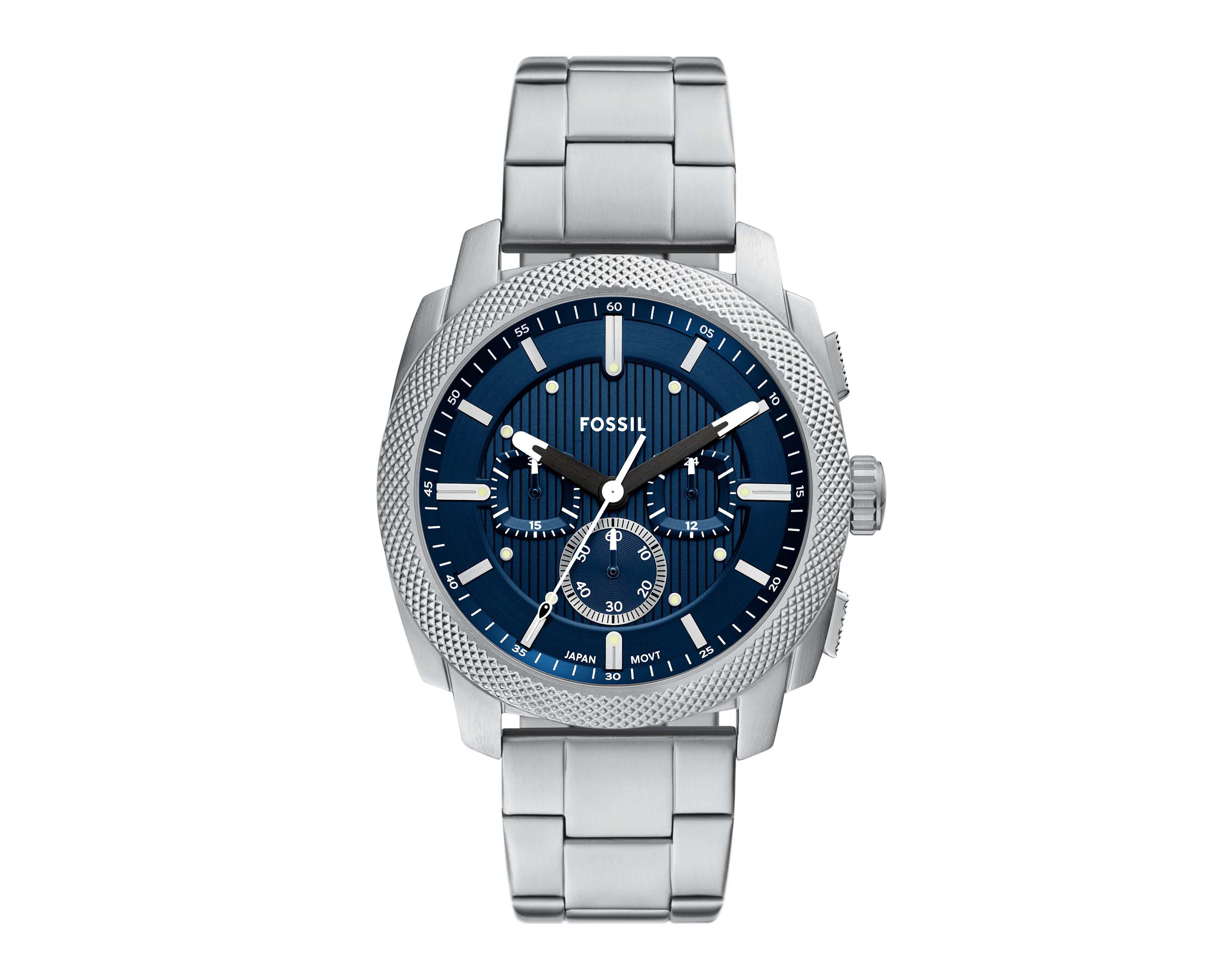Foto 2 pulgar | Reloj Fossil para Hombre FS6096 Plateado