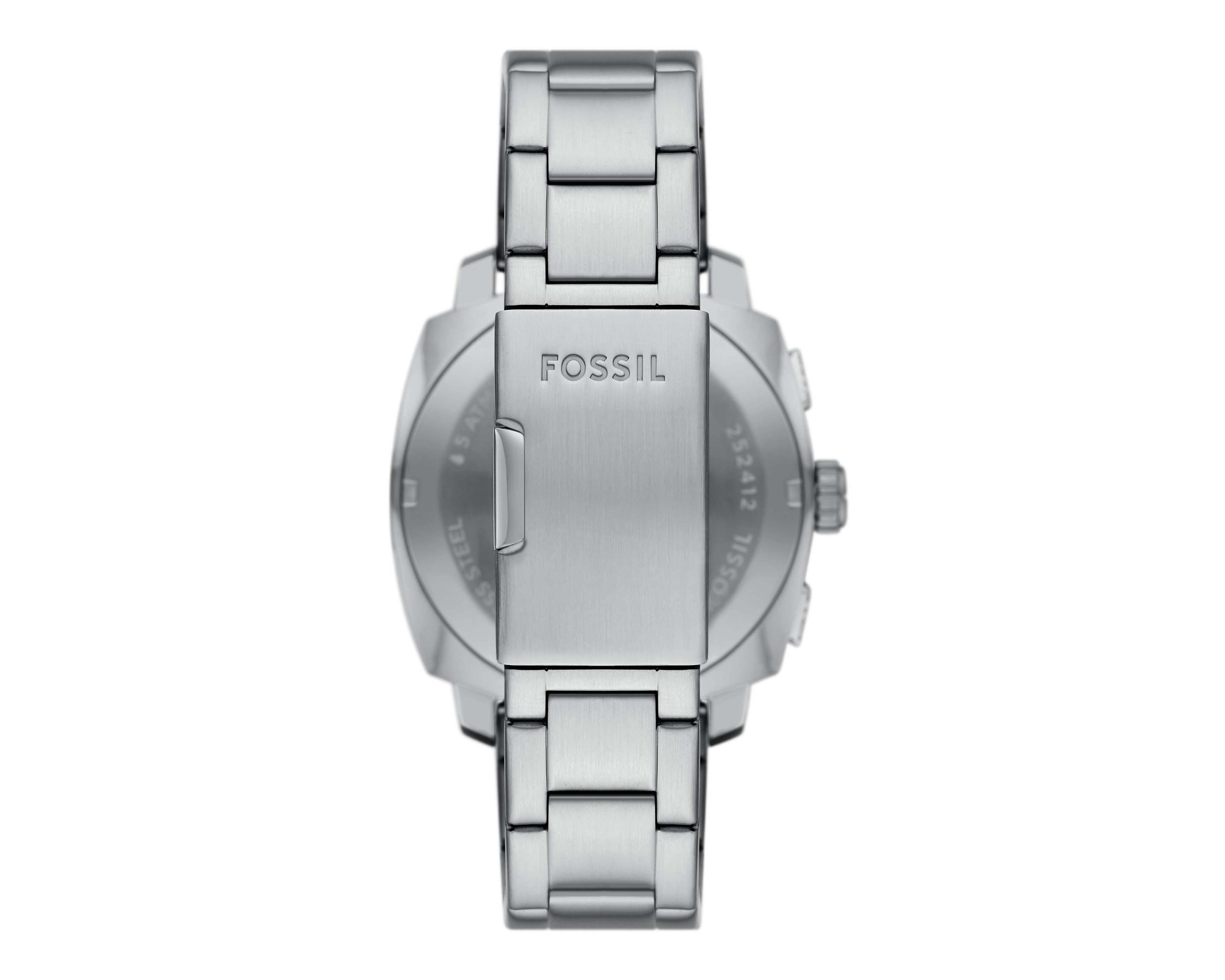 Foto 4 pulgar | Reloj Fossil para Hombre FS6096 Plateado
