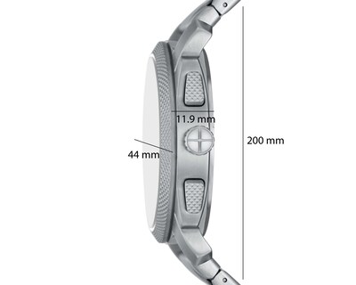 Foto 6 | Reloj Fossil para Hombre FS6096 Plateado