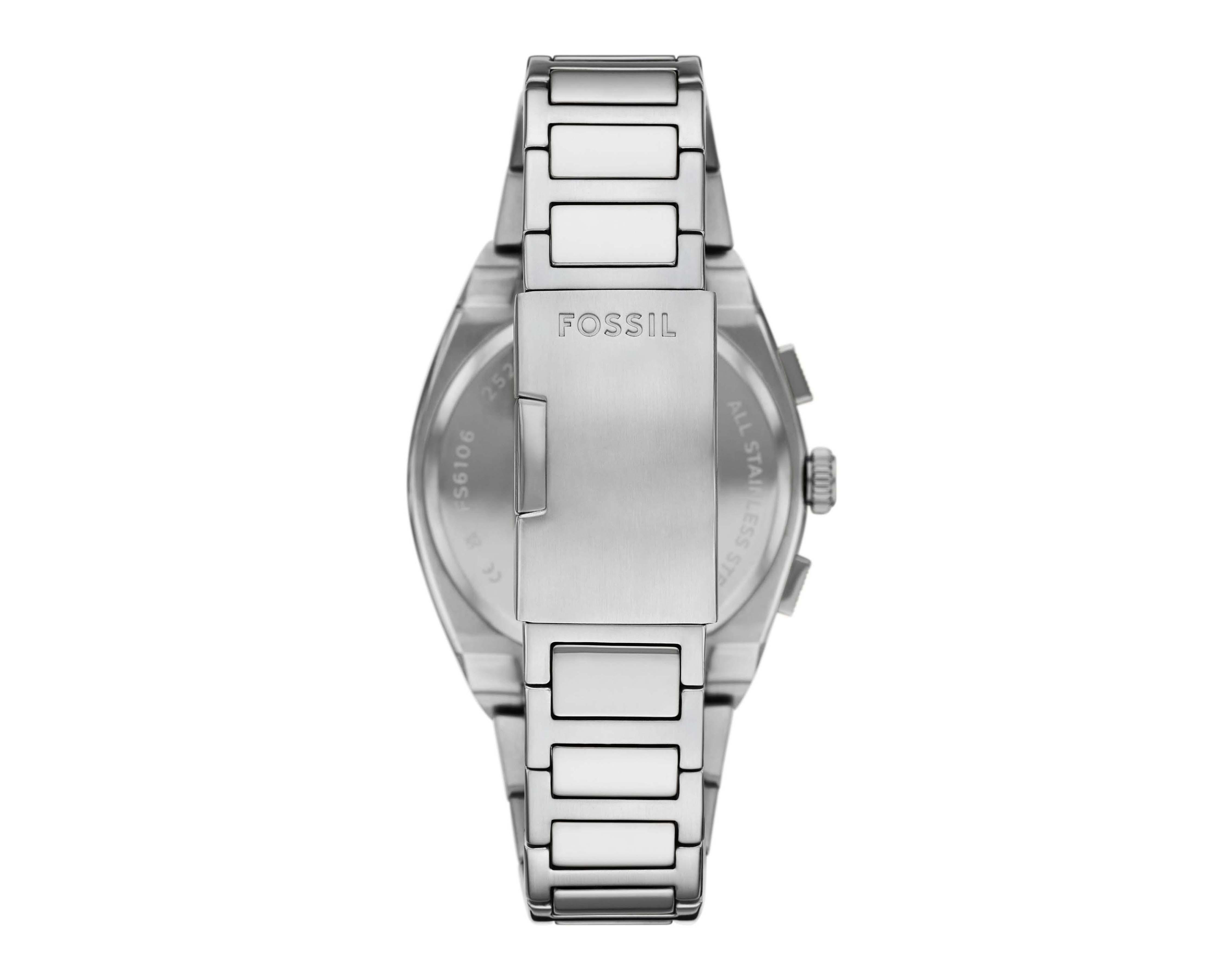 Foto 4 pulgar | Reloj Fossil para Hombre FS6104 Plateado