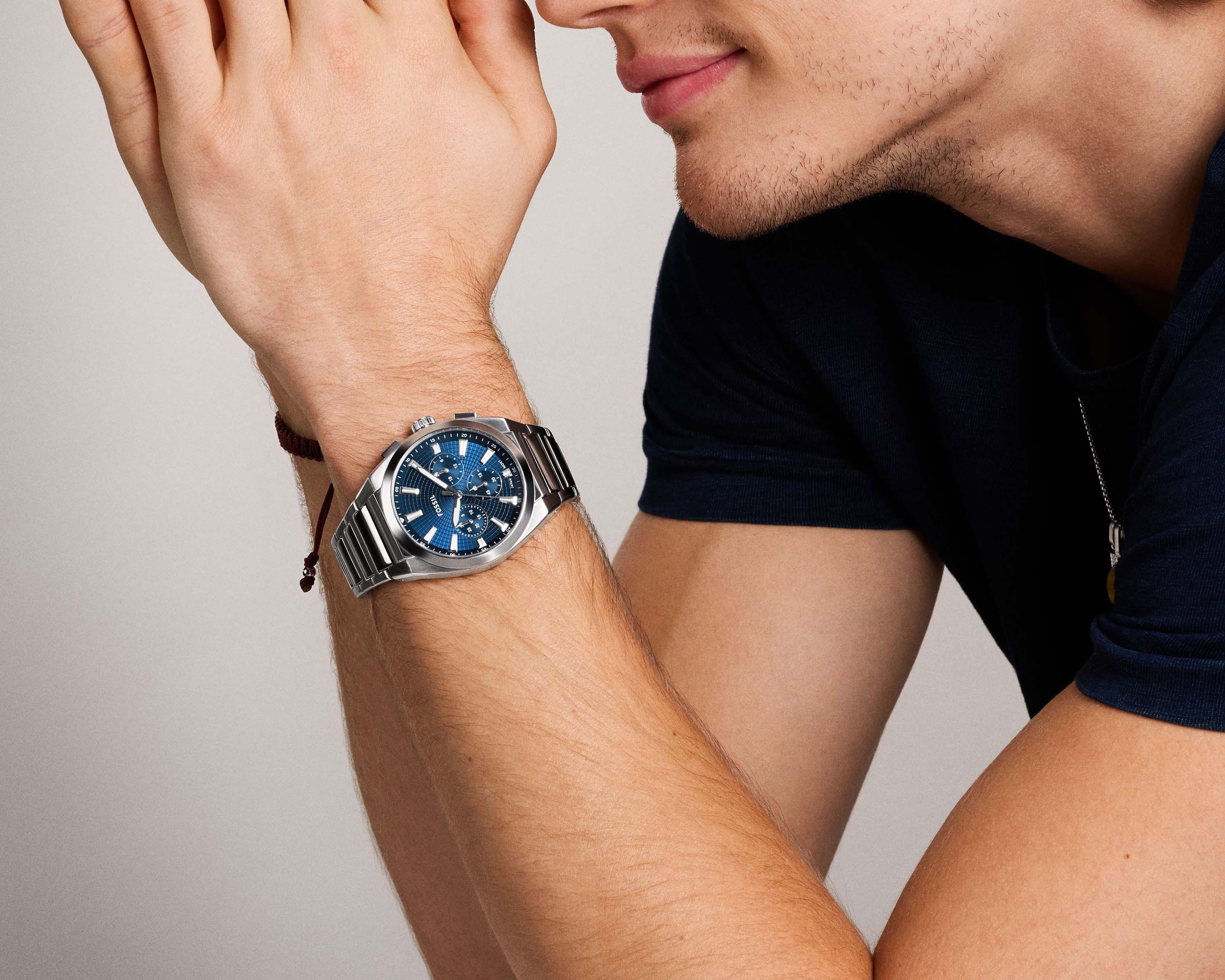 Foto 5 pulgar | Reloj Fossil para Hombre FS6104 Plateado