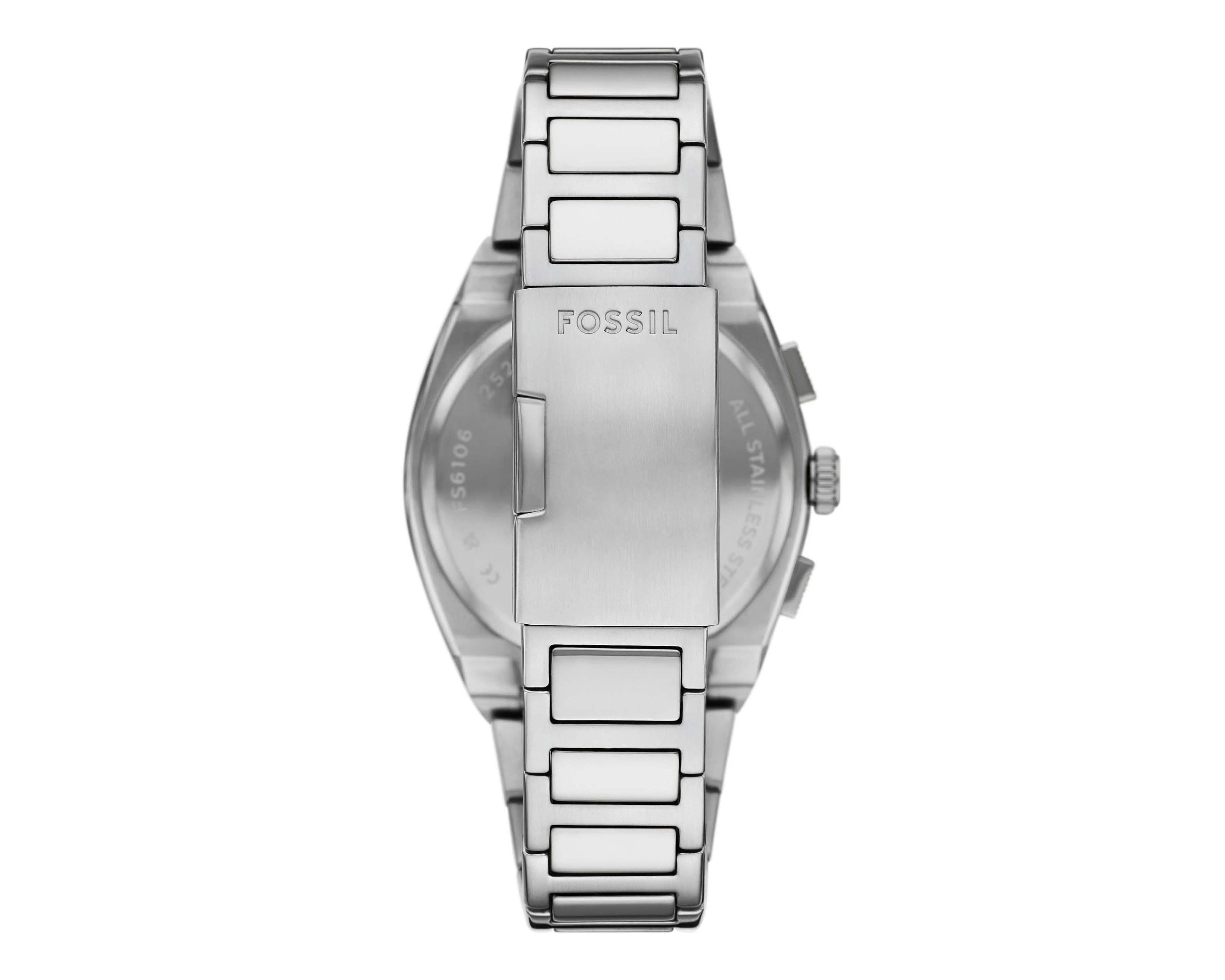 Foto 3 | Reloj Fossil para Hombre FS6105 Plateado