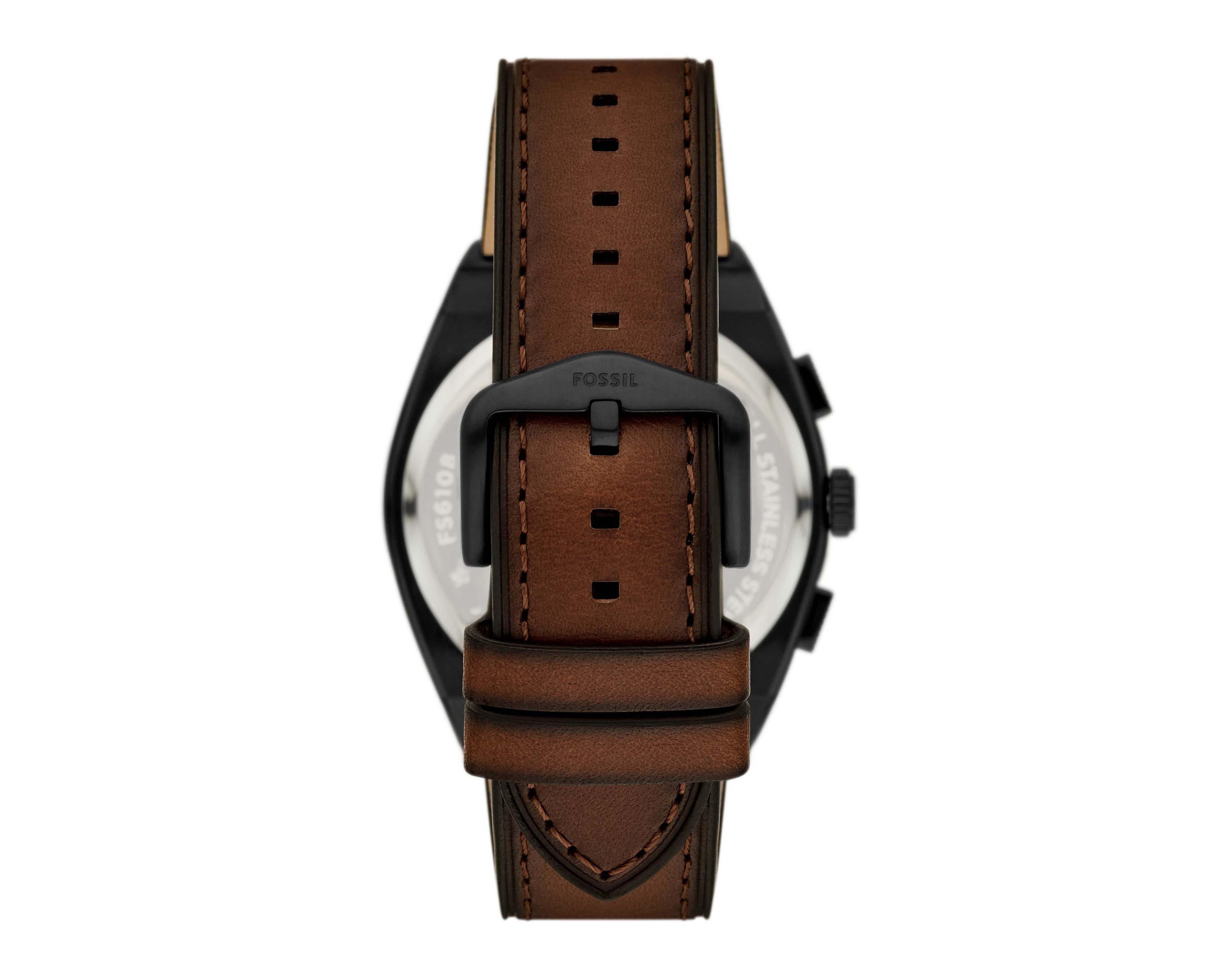 Foto 4 pulgar | Reloj Fossil para Hombre FS6108 Marrón