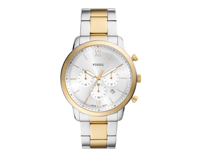 Foto 1 | Reloj Fossil para Hombre FS6112 Dorado/Plateado