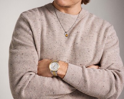 Foto 4 | Reloj Fossil para Hombre FS6112 Dorado/Plateado