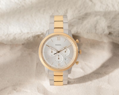 Foto 6 | Reloj Fossil para Hombre FS6112 Dorado/Plateado