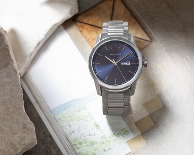 Foto 7 | Reloj Armani Exchange para Hombre AX1767 Plateado