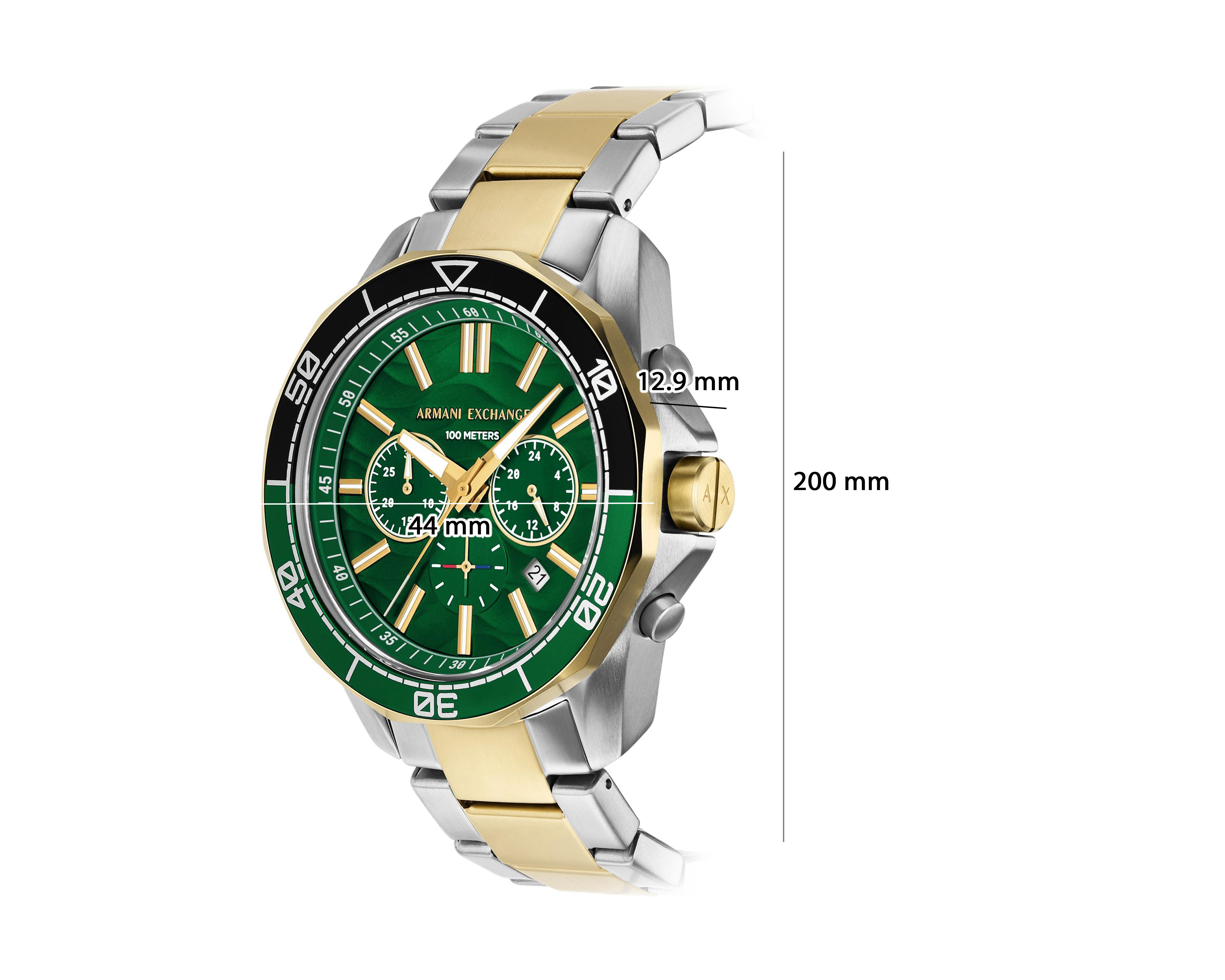 Foto 8 pulgar | Reloj Armani Exchange para Hombre AX1966 Dorado