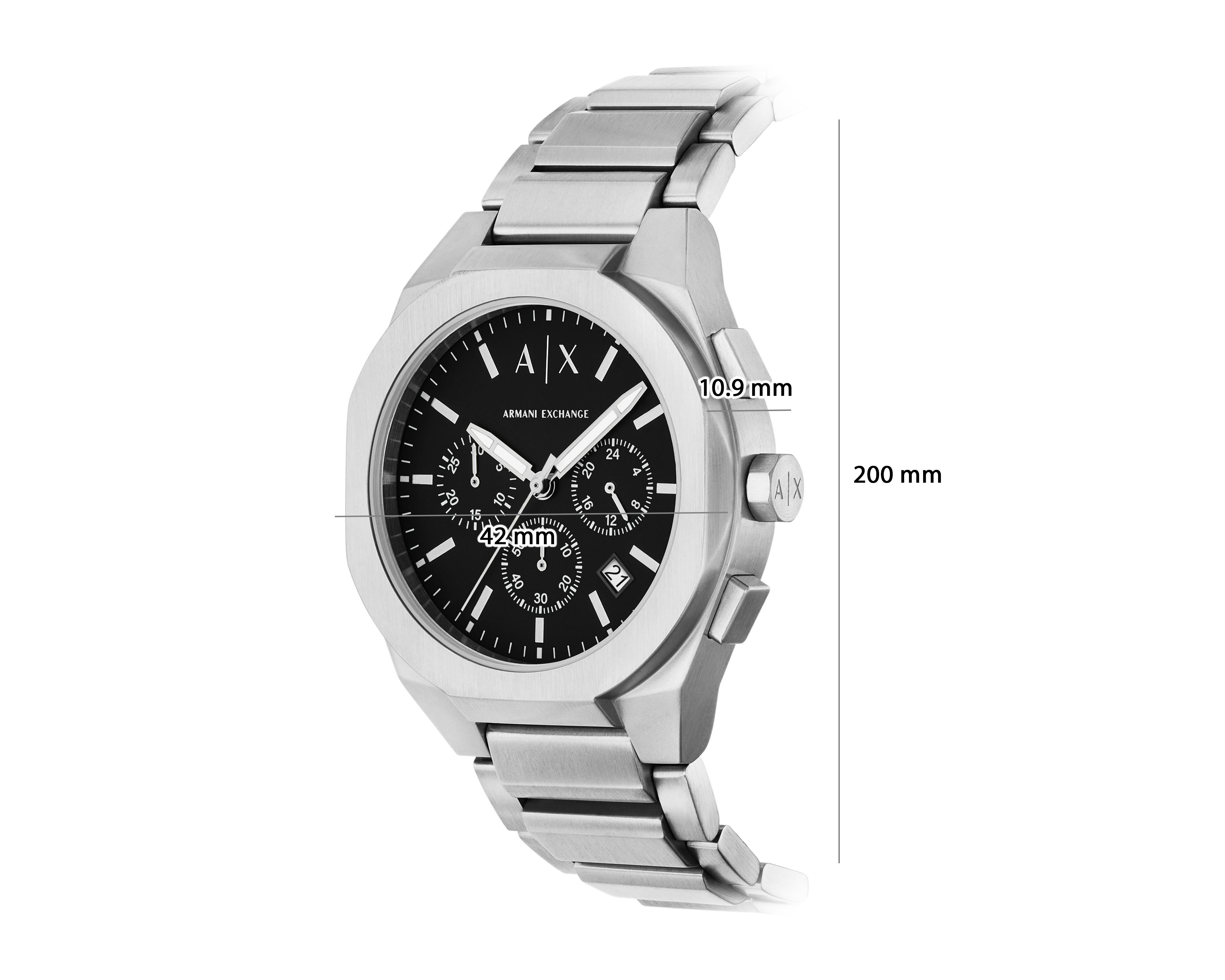 Foto 8 | Reloj Armani Exchange para Hombre AX4186 Plateado