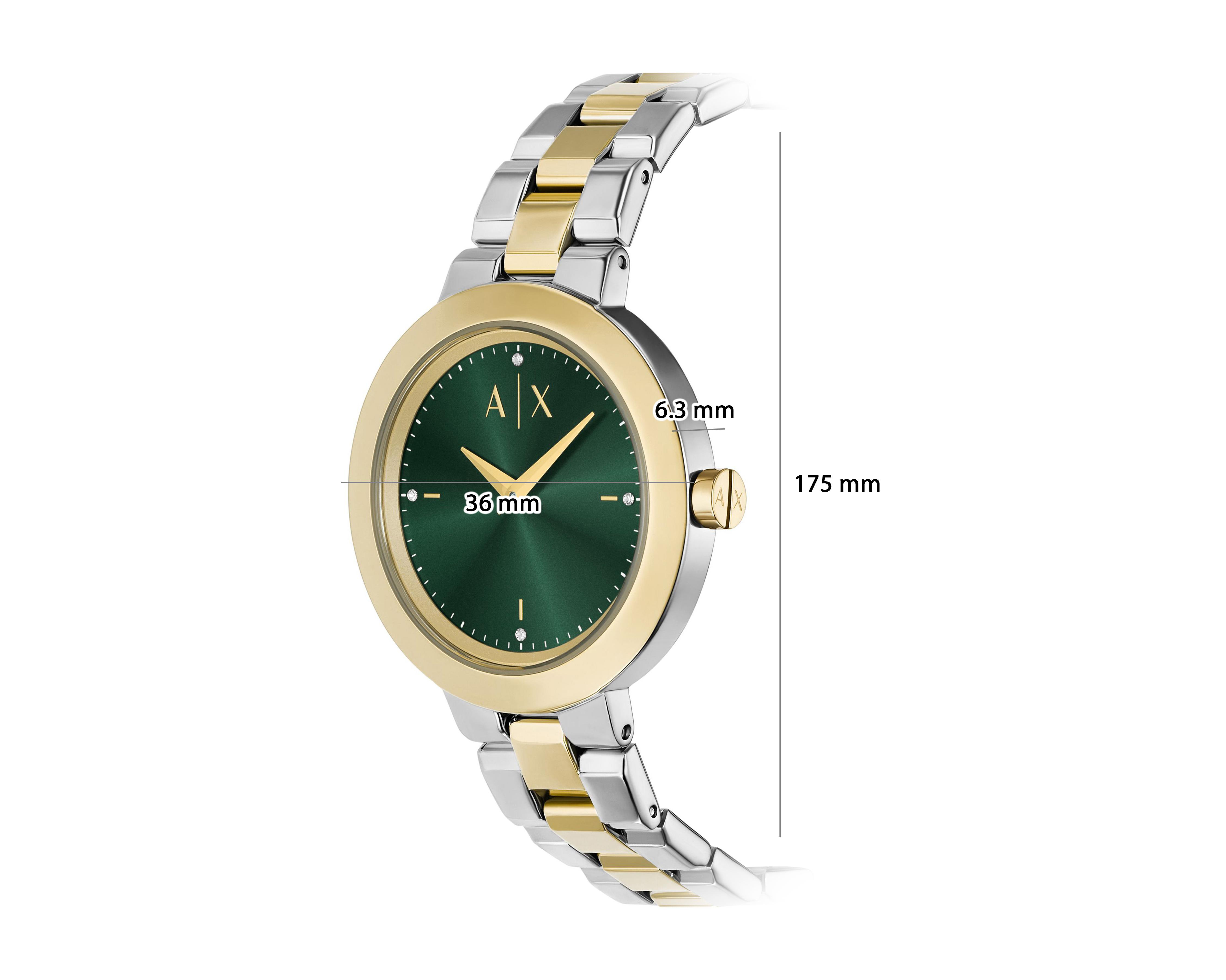 Foto 8 pulgar | Reloj Armani Exchange para Mujer AX5176 Dorado