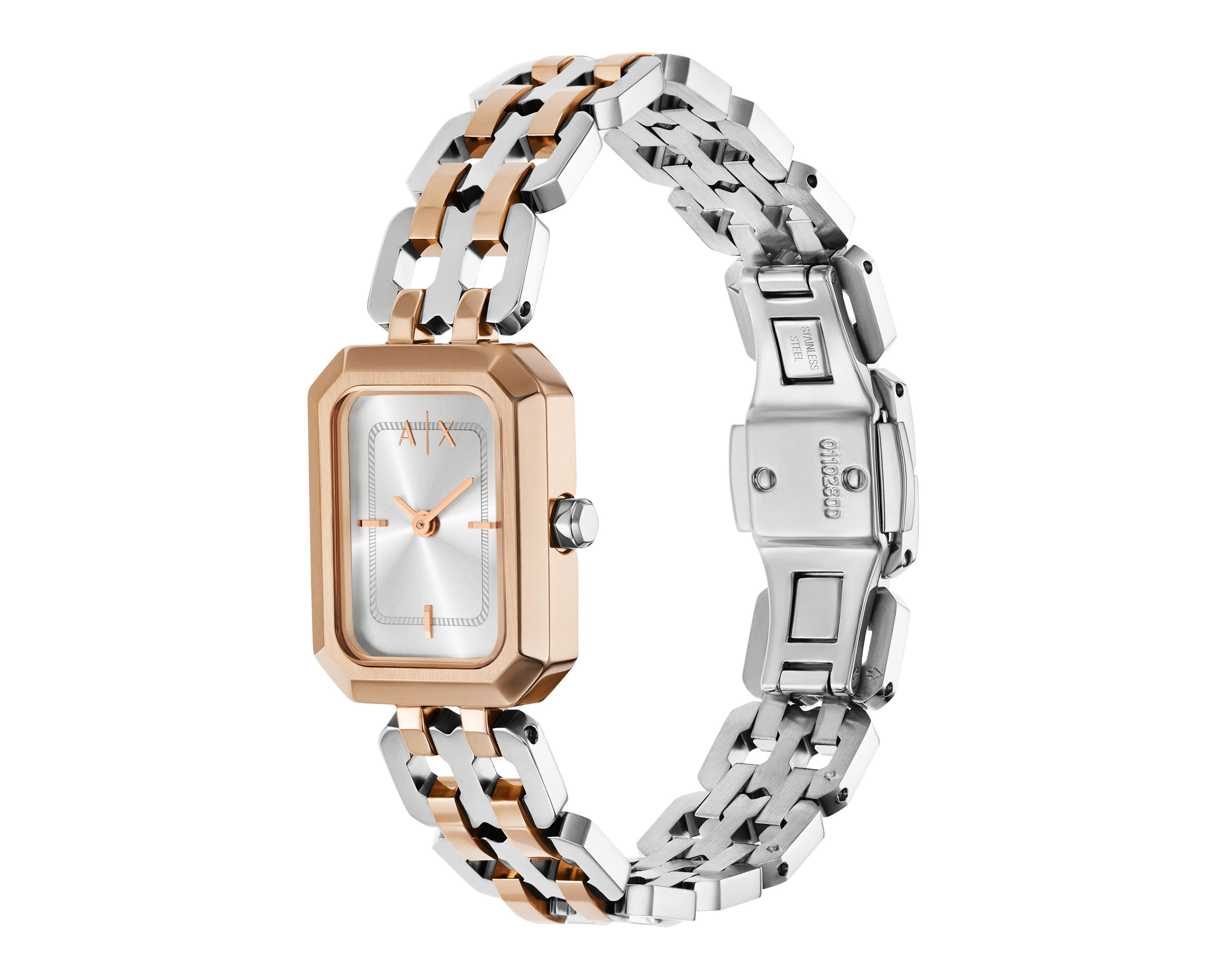 Foto 3 pulgar | Reloj Armani Exchange para Mujer AX5810 Oro Rosa
