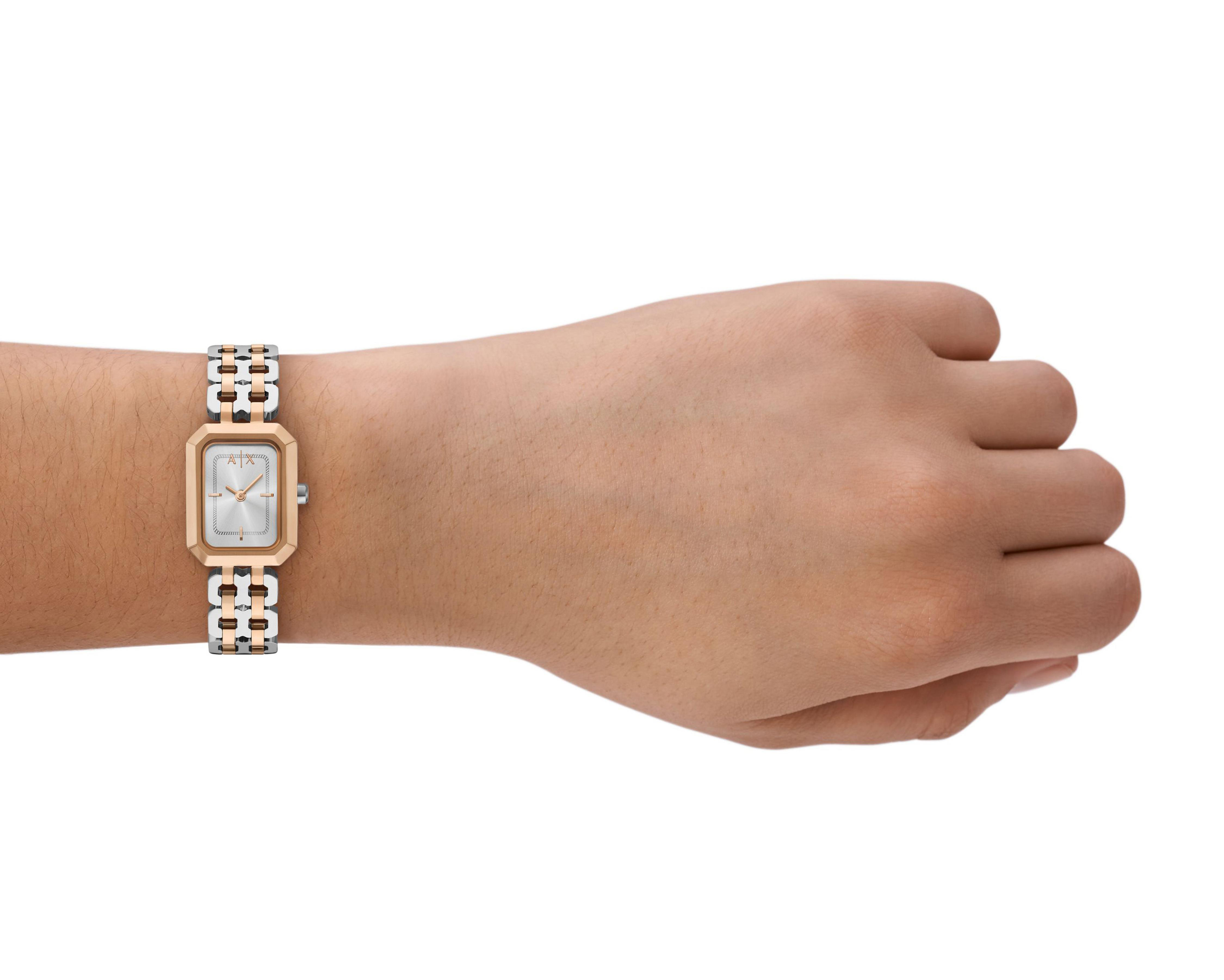 Foto 6 pulgar | Reloj Armani Exchange para Mujer AX5810 Oro Rosa