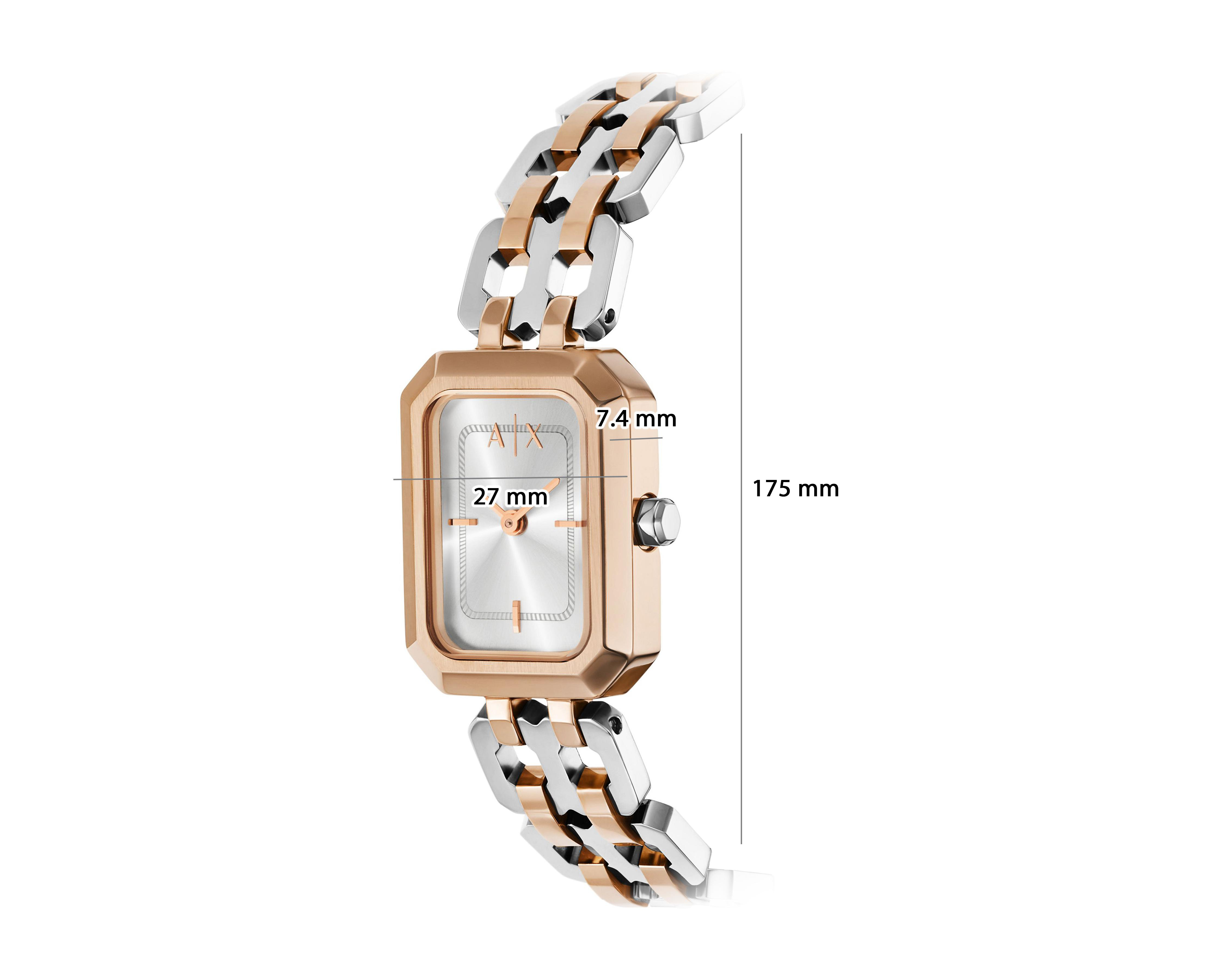 Foto 8 pulgar | Reloj Armani Exchange para Mujer AX5810 Oro Rosa
