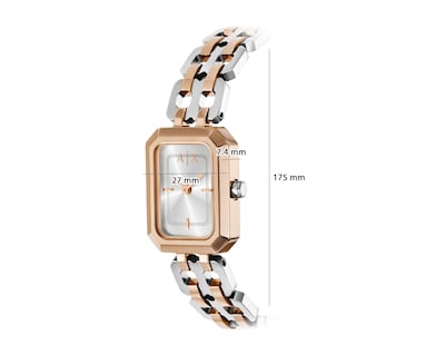 Foto 8 | Reloj Armani Exchange para Mujer AX5810 Oro Rosa