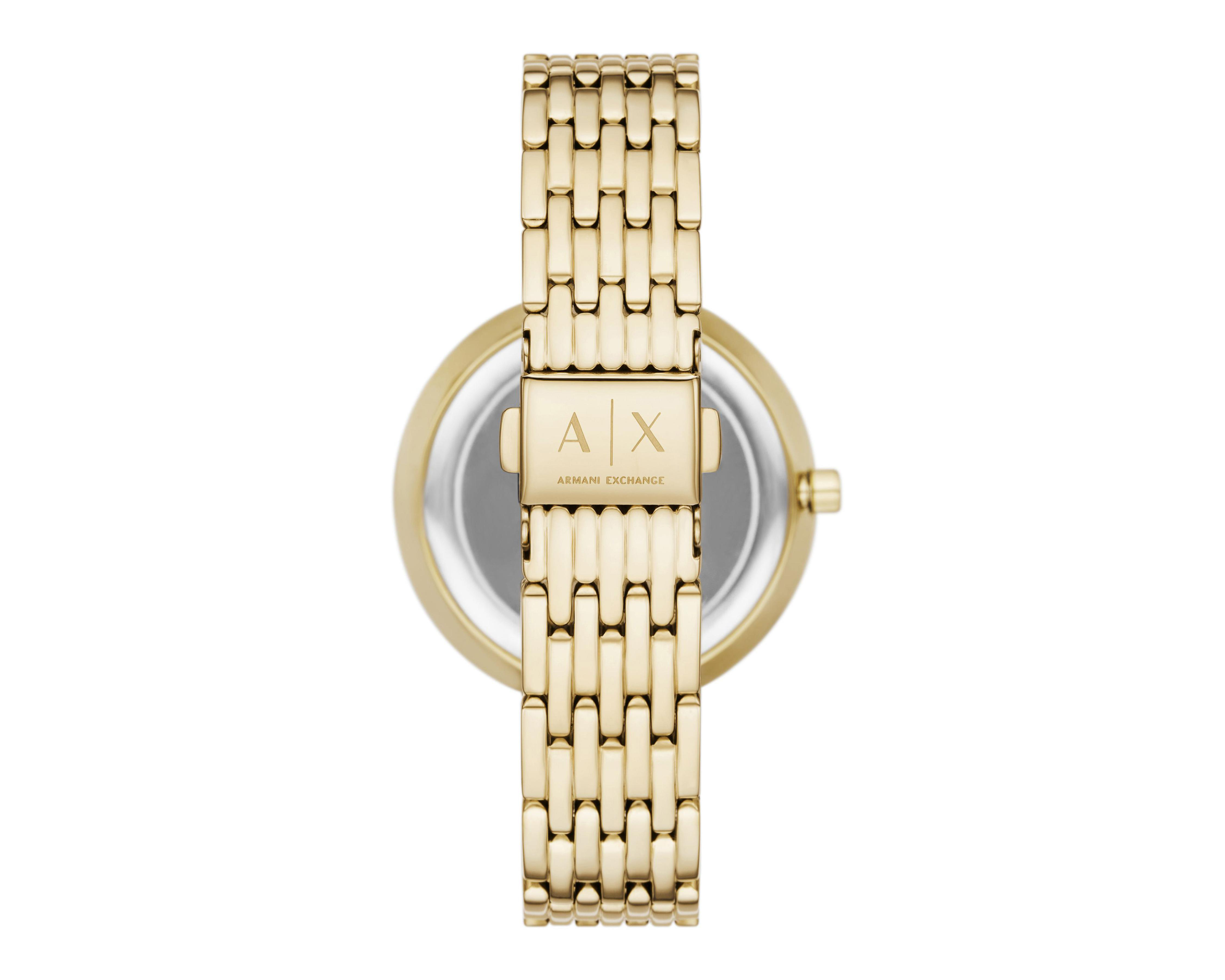 Foto 5 pulgar | Reloj Armani Exchange para Mujer AX5916 Dorado