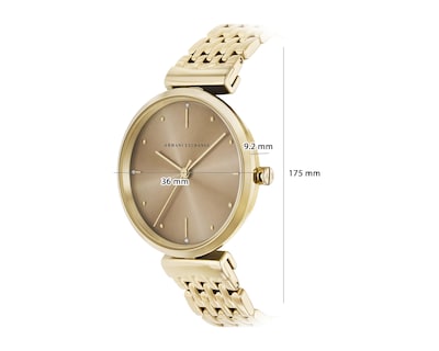 Foto 8 | Reloj Armani Exchange para Mujer AX5916 Dorado