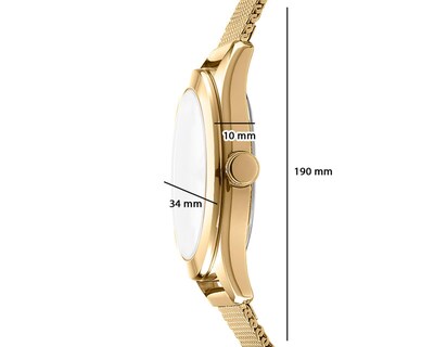 Foto 4 | Reloj DKNY para Mujer DK1L032M0025 Dorado